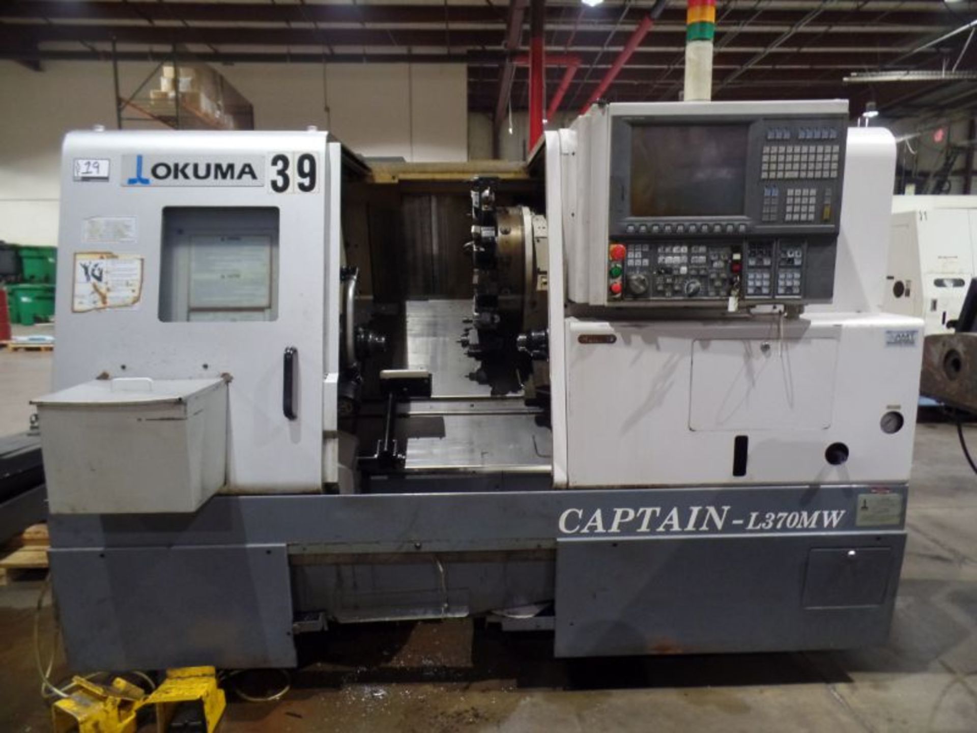 Okuma Captain L370 MW CNC Lathe, OSP P200 Ctrl, Live Tooling, New 2008 - Image 2 of 6