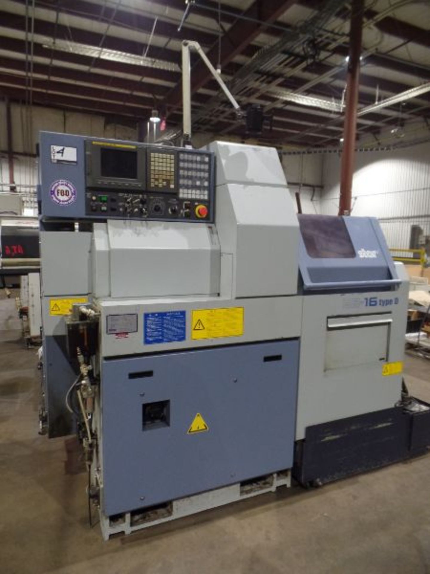 Star SB-16 Type-D CNC Swiss Type Automatic Lathe, Fanuc 18i-TB Control, s/n 0485, New 2007