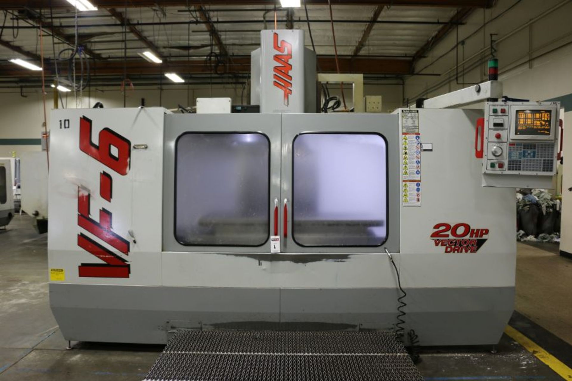 Haas VF-6, 64” x 32” x 30” Travels, 20 Position Tool Carousel, CTS, CT-40 Taper, s/n 12997, New 1998