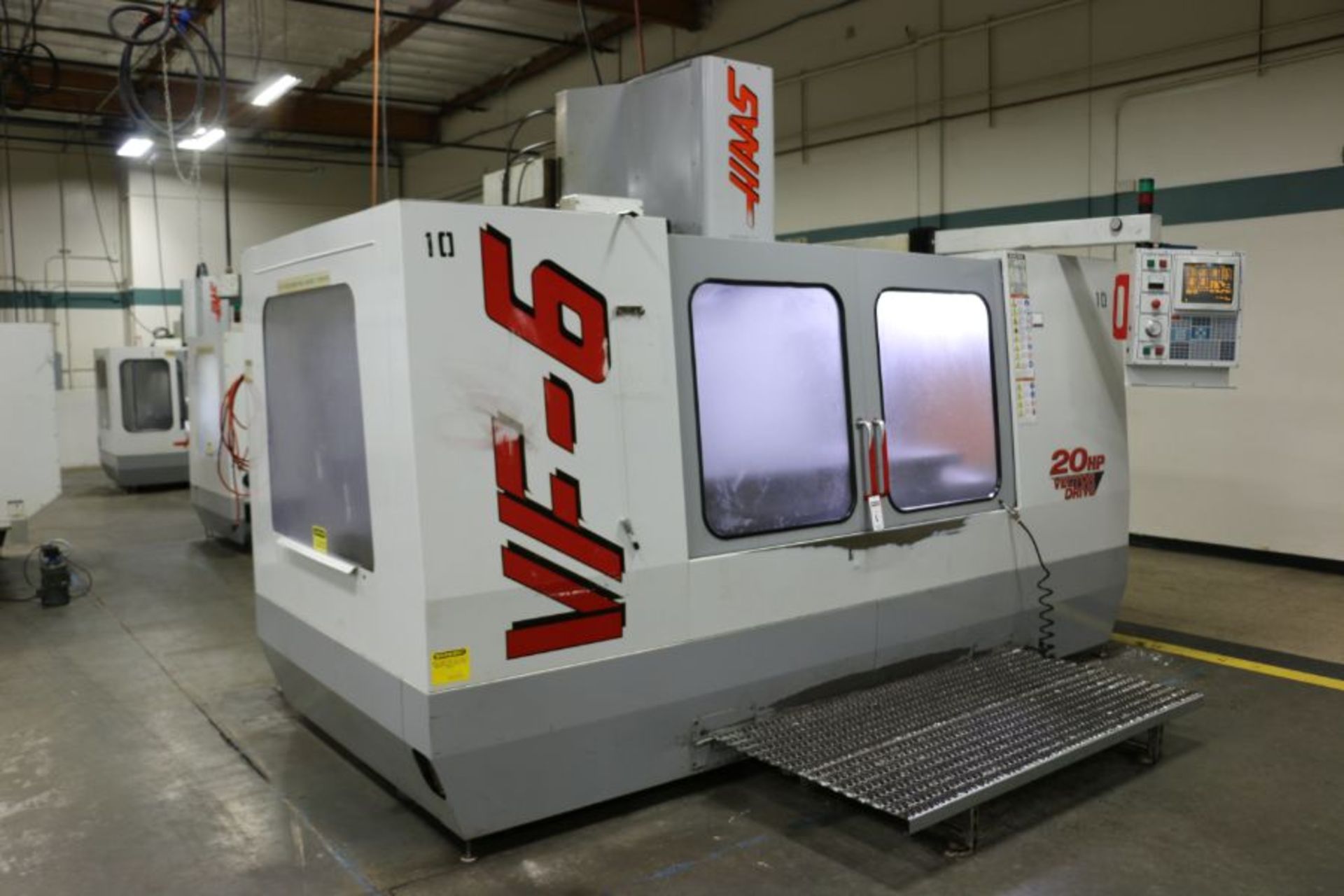 Haas VF-6, 64” x 32” x 30” Travels, 20 Position Tool Carousel, CTS, CT-40 Taper, s/n 12997, New 1998 - Image 3 of 12
