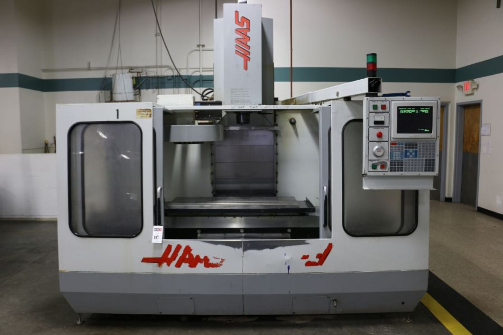 Haas VF-3, 40"x20"x20" Travels, 20 Position Tool Carousel, CT-40 Taper, s/n 4311, New 1995 - Image 4 of 11