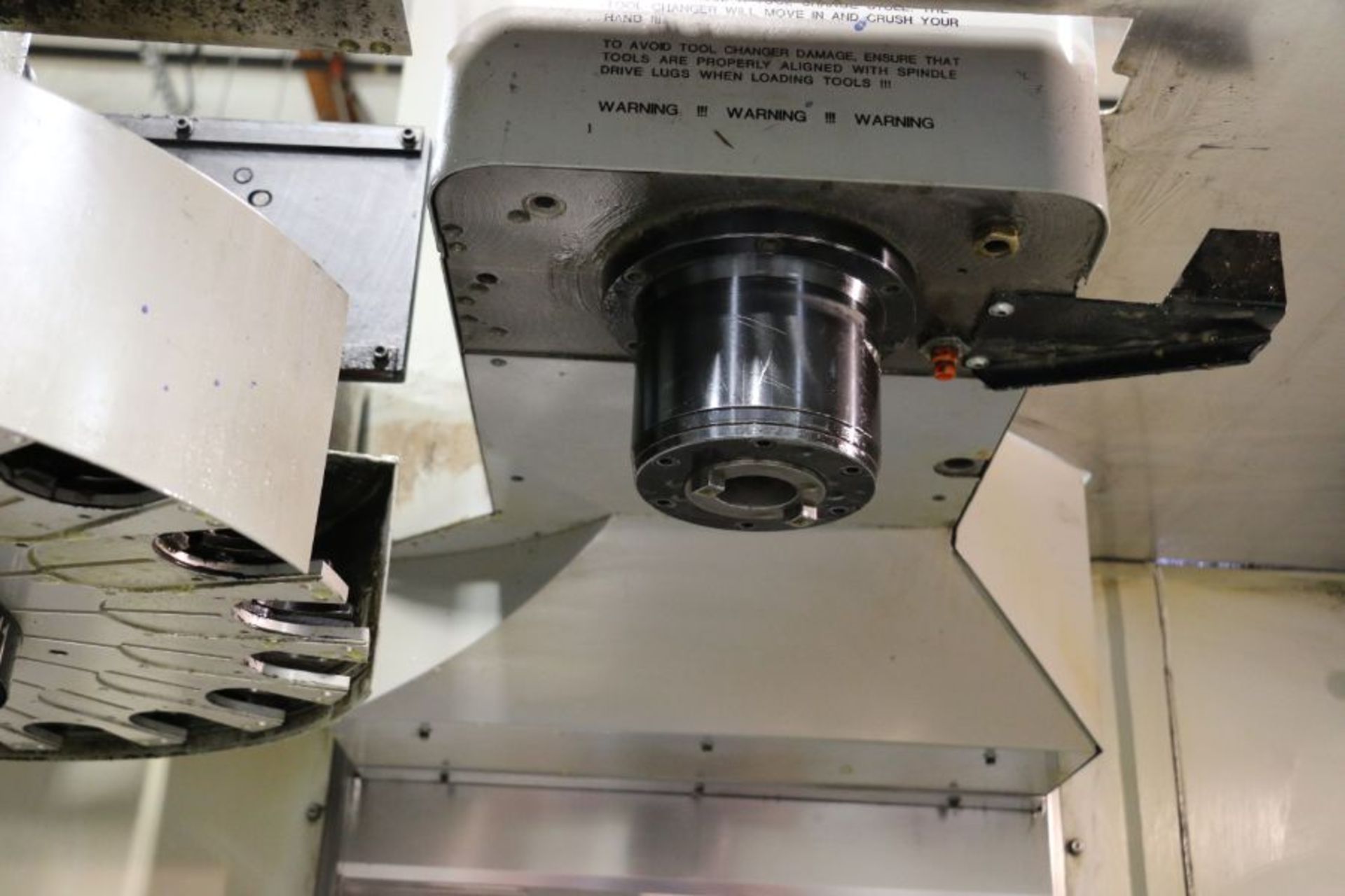 Haas VF-5, 50” x 26” x 25” Travels, 20 Position Tool Carousel, CT-40 Taper, s/n 19337, New 2000 - Image 10 of 13