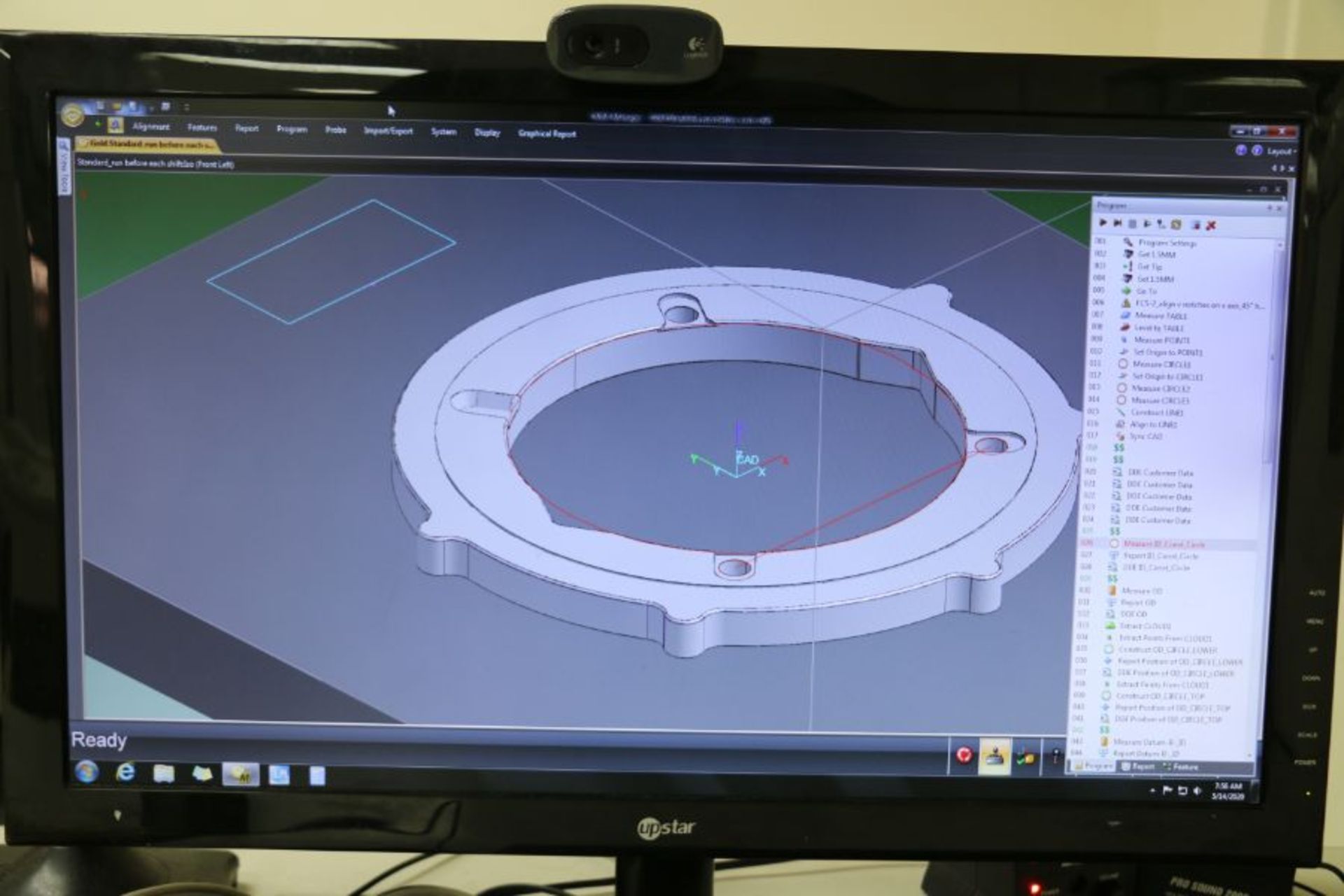 Mitutoyo BHN-506 DCC CMM, 20” x 24” x 16” travels, PH9 Probe, s/n 0281409, CMM Manager and Geo - Image 10 of 13