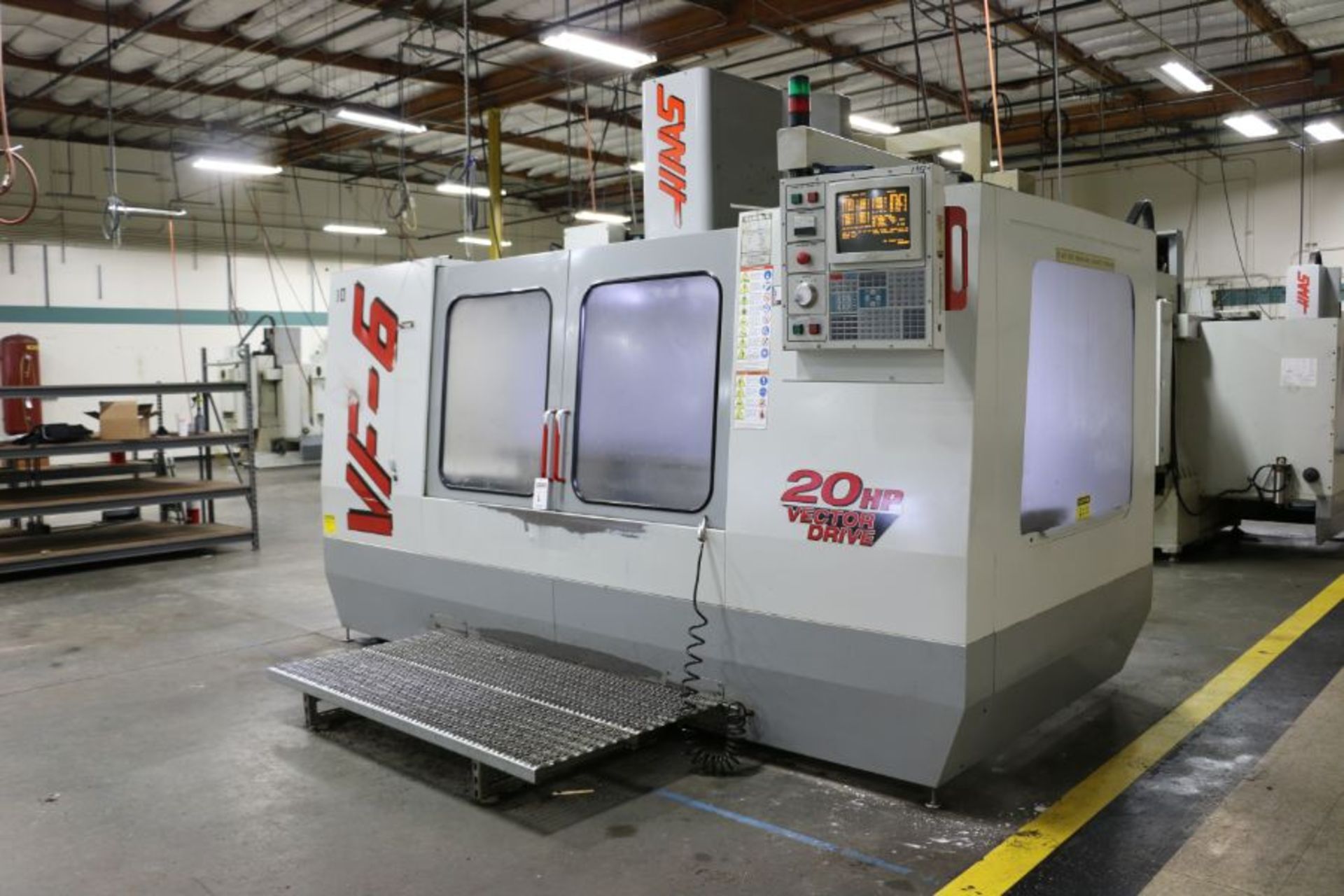 Haas VF-6, 64” x 32” x 30” Travels, 20 Position Tool Carousel, CTS, CT-40 Taper, s/n 12997, New 1998 - Image 2 of 12
