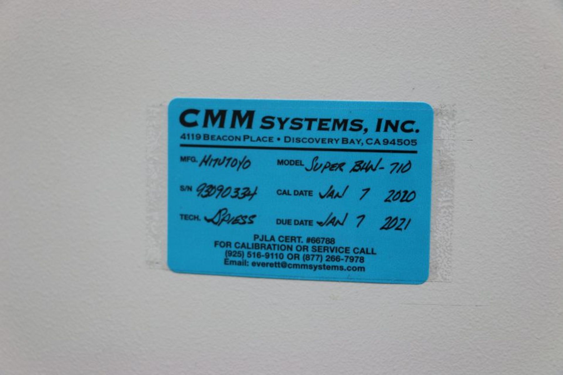 Mitutoyo BHN-710 DCC CMM, 28” x 40” x 24” Travels, PH10 Probe, s/n 93090334, CMM Manager Software, - Image 9 of 19