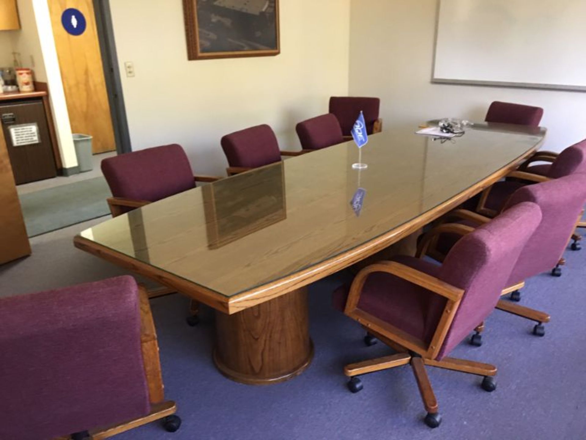 Conference Table & Chairs - Image 2 of 3
