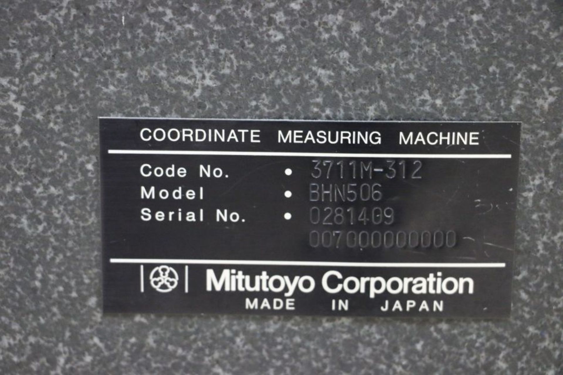 Mitutoyo BHN-506 DCC CMM, 20” x 24” x 16” travels, PH9 Probe, s/n 0281409, CMM Manager and Geo - Image 13 of 13