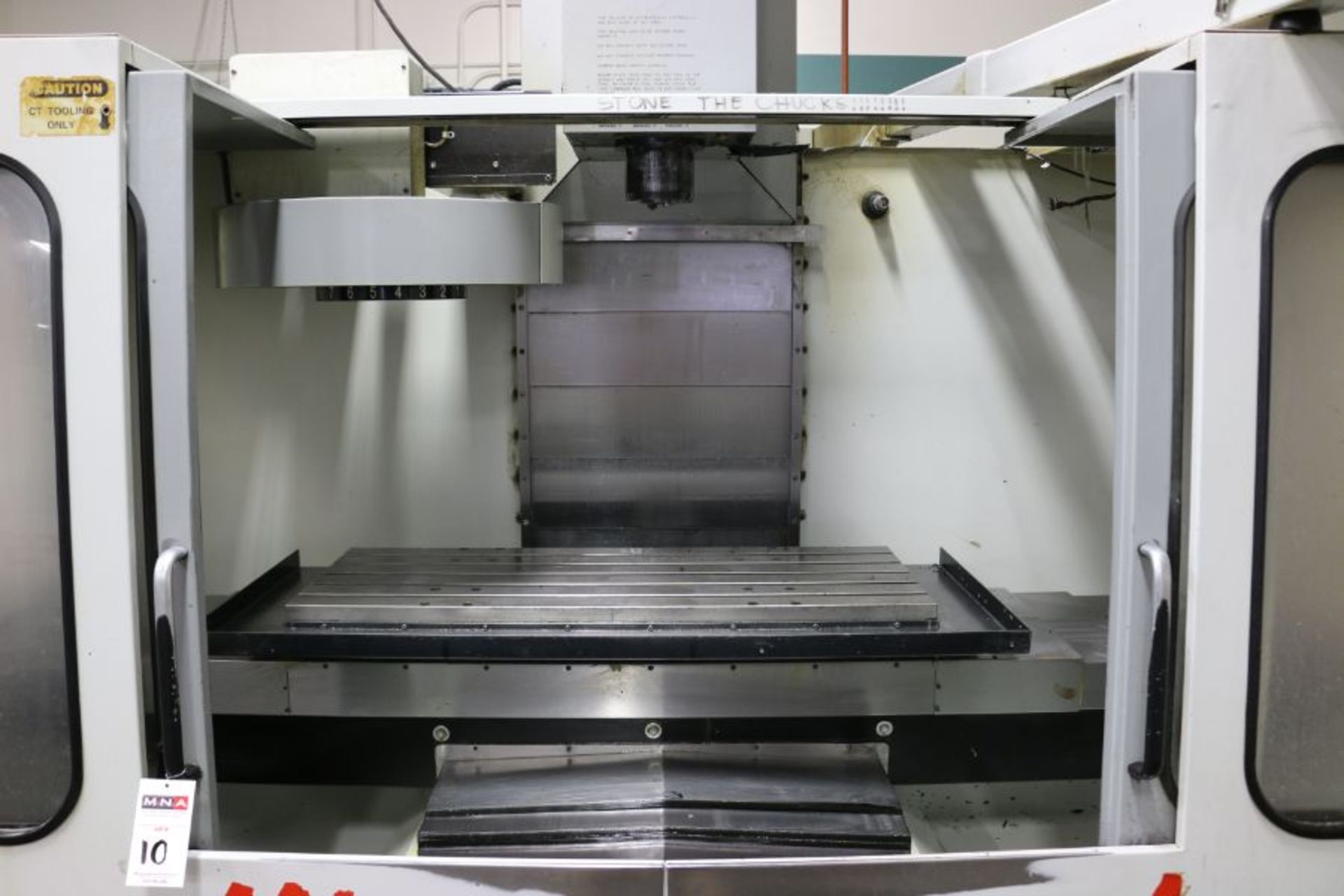 Haas VF-3, 40"x20"x20" Travels, 20 Position Tool Carousel, CT-40 Taper, s/n 4311, New 1995 - Image 7 of 11