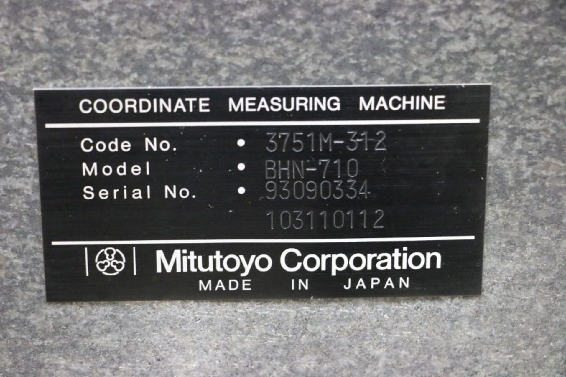 Mitutoyo BHN-710 DCC CMM, 28” x 40” x 24” Travels, PH10 Probe, s/n 93090334, CMM Manager Software, - Image 10 of 19