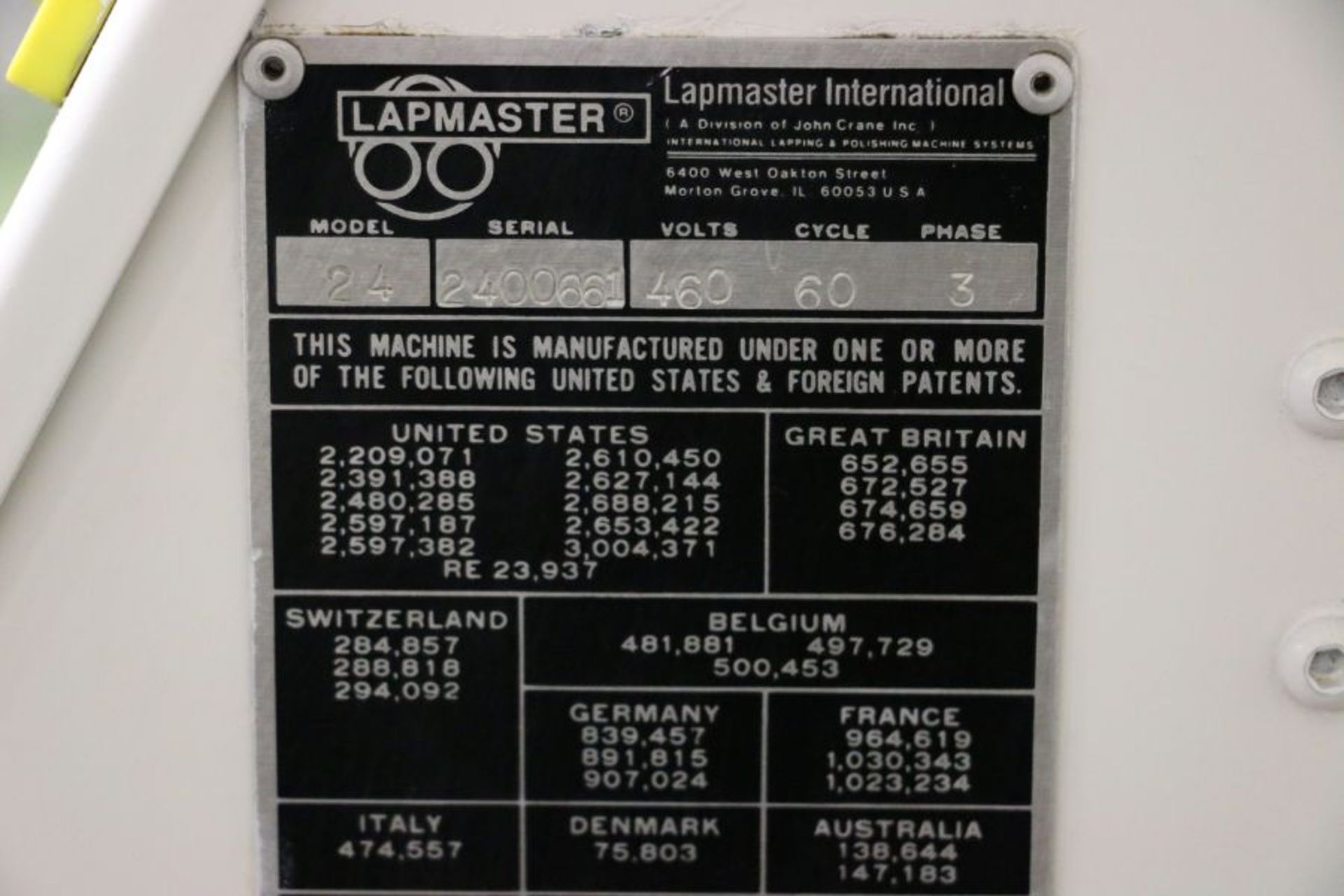 Lapmaster 24 Lapping Machine, s/n 2400661 - Image 5 of 5