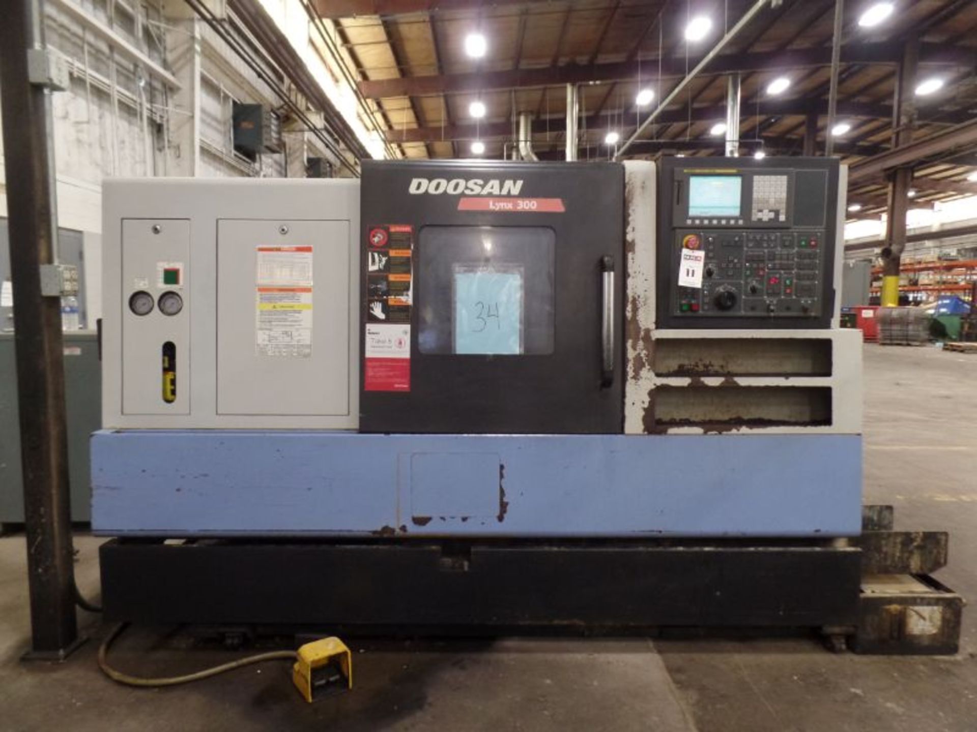 Doosan Lynx 300, Fanuc Control, 11.8” Max. Turn Dia. x 11.8” Max. Turn Length, 3.4” Spindle Bore,