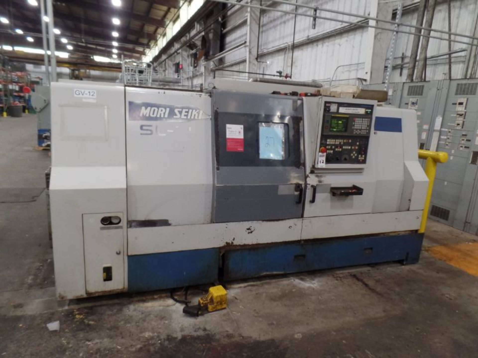 Mori Seiki SL-25B, Fanuc 16 Control, 20.5” SW, 10.2” Max. Turn Dia. x 21” to 44” Max. Turn Length,