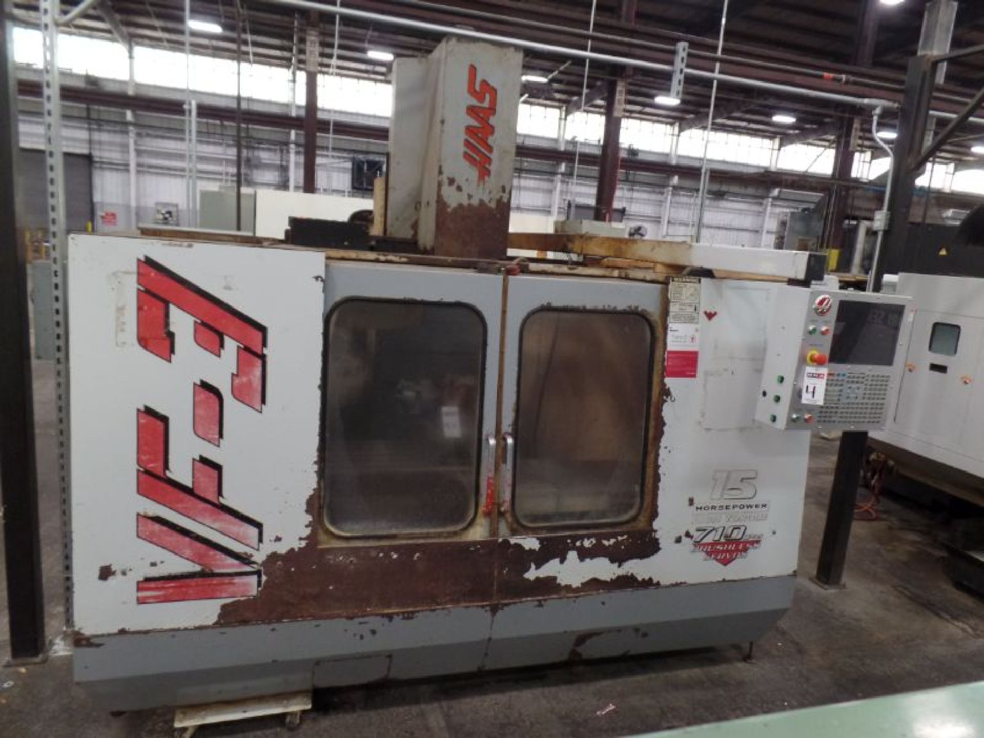 Haas VF-3, Retro’d control, 40”x 20”x 20” Travels, CT40, New 1997 *Indexer Sold Separate* - Image 4 of 9