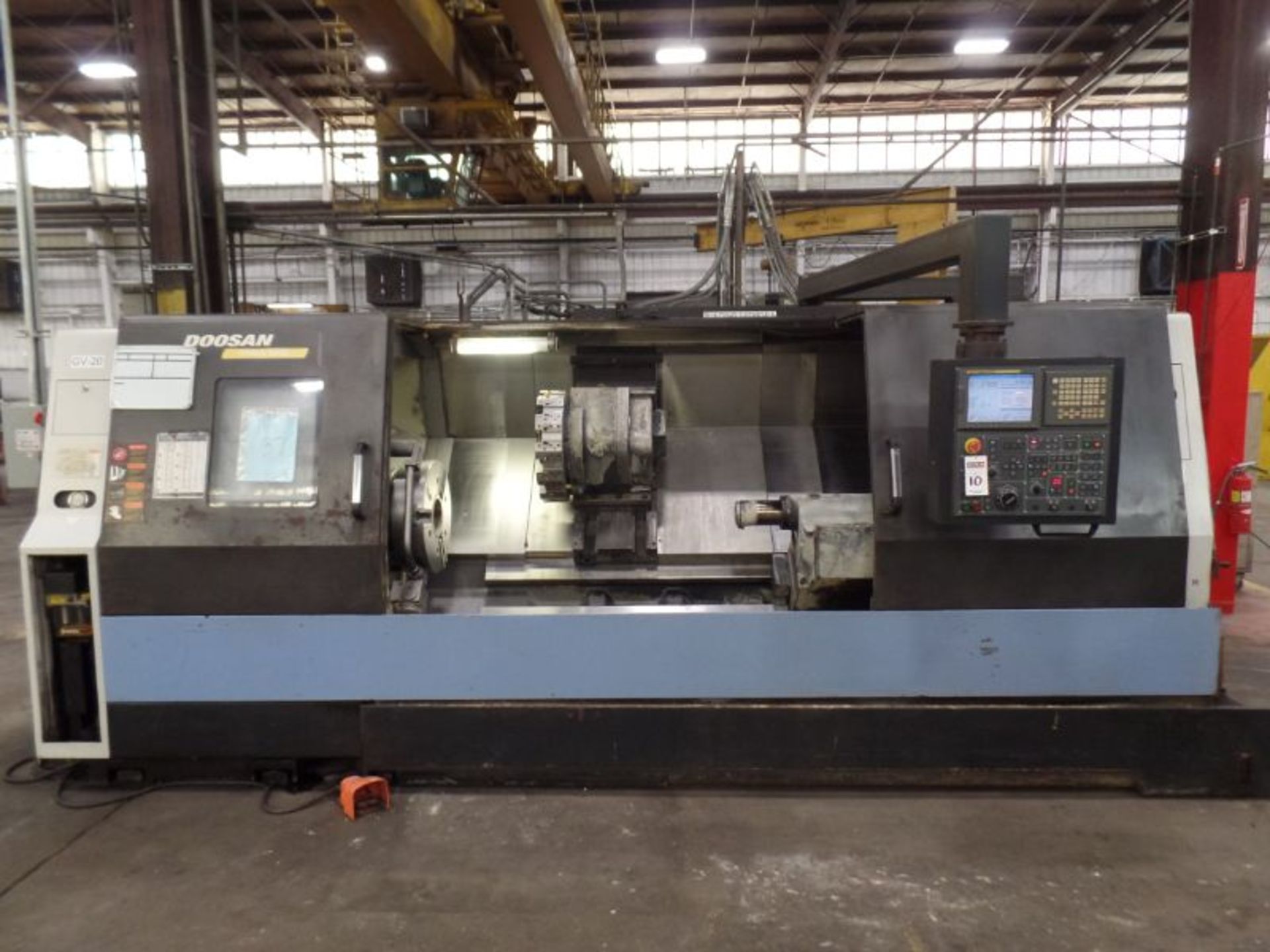 Doosan Puma 400LC, Fanuc 21i-TB, 30” SW, 21.7” Max. Turn Dia. x 82” Max. Turn Length, 7.1” Spindle - Image 5 of 14