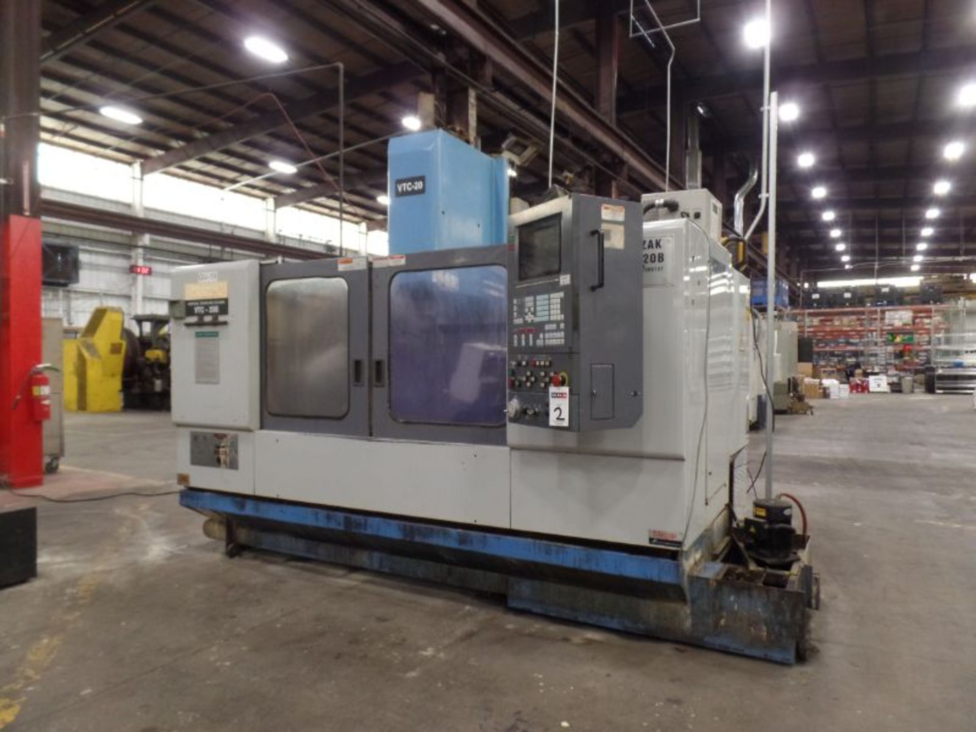 Mazak VTC20B, M-Plus Ctrl, 44”x 20”x 20” Travels, CT40, New1998 *Rotary Table Sold Separate* - Image 2 of 9
