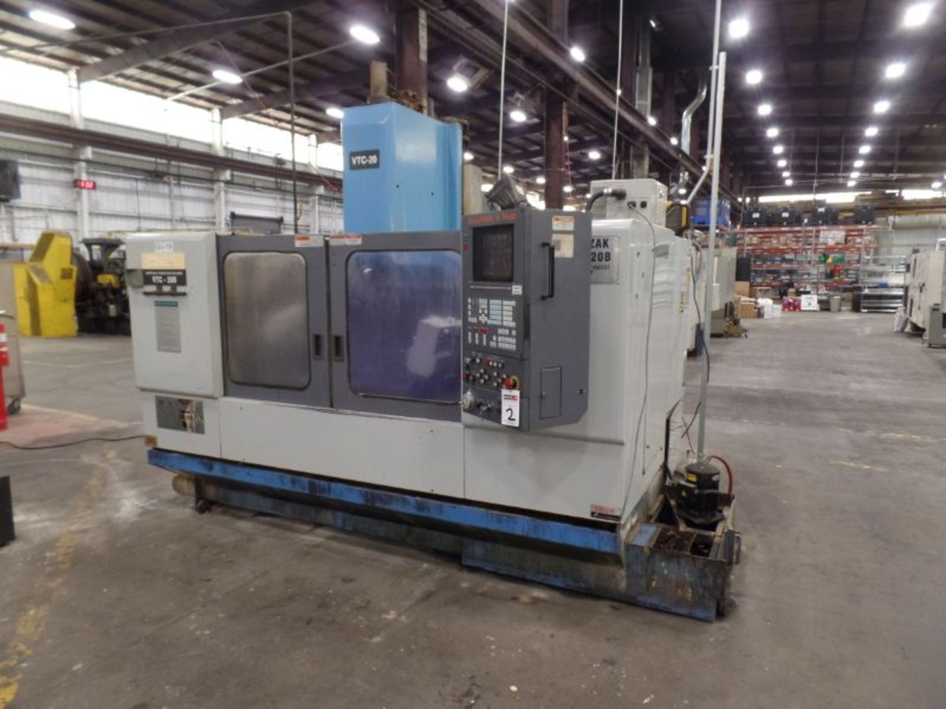 Mazak VTC20B, M-Plus Ctrl, 44”x 20”x 20” Travels, CT40, New1998 *Rotary Table Sold Separate* - Image 3 of 9