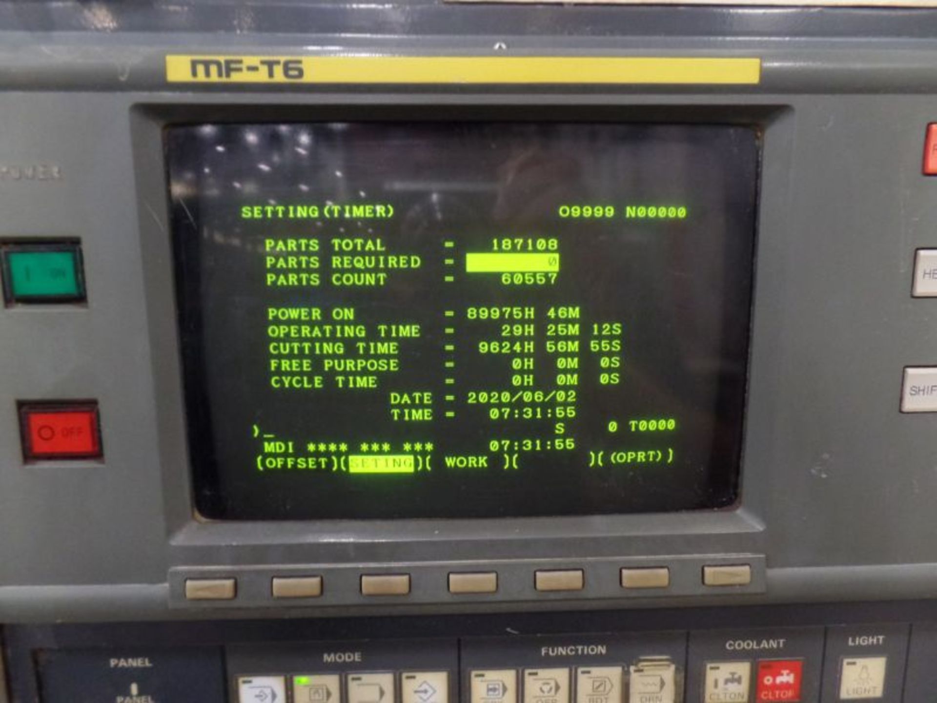 Mori Seiki SL-25B, Fanuc 16 Control, 20.5” SW, 10.2” Max. Turn Dia. x 21” to 44” Max. Turn Length, - Image 11 of 12