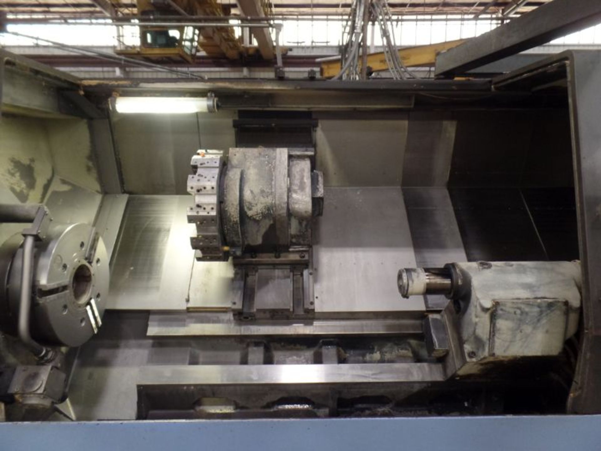 Doosan Puma 400LC, Fanuc 21i-TB, 30” SW, 21.7” Max. Turn Dia. x 82” Max. Turn Length, 7.1” Spindle - Image 7 of 14