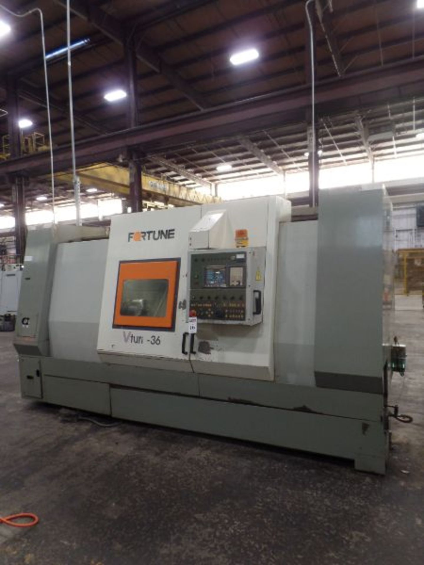 Fortune Vturn-36, Fanuc 0i-T, 25.6” SW, 21.7” Max. Turn Dia. x 51” Centers, 4.1” Spindle Bore, - Image 3 of 11