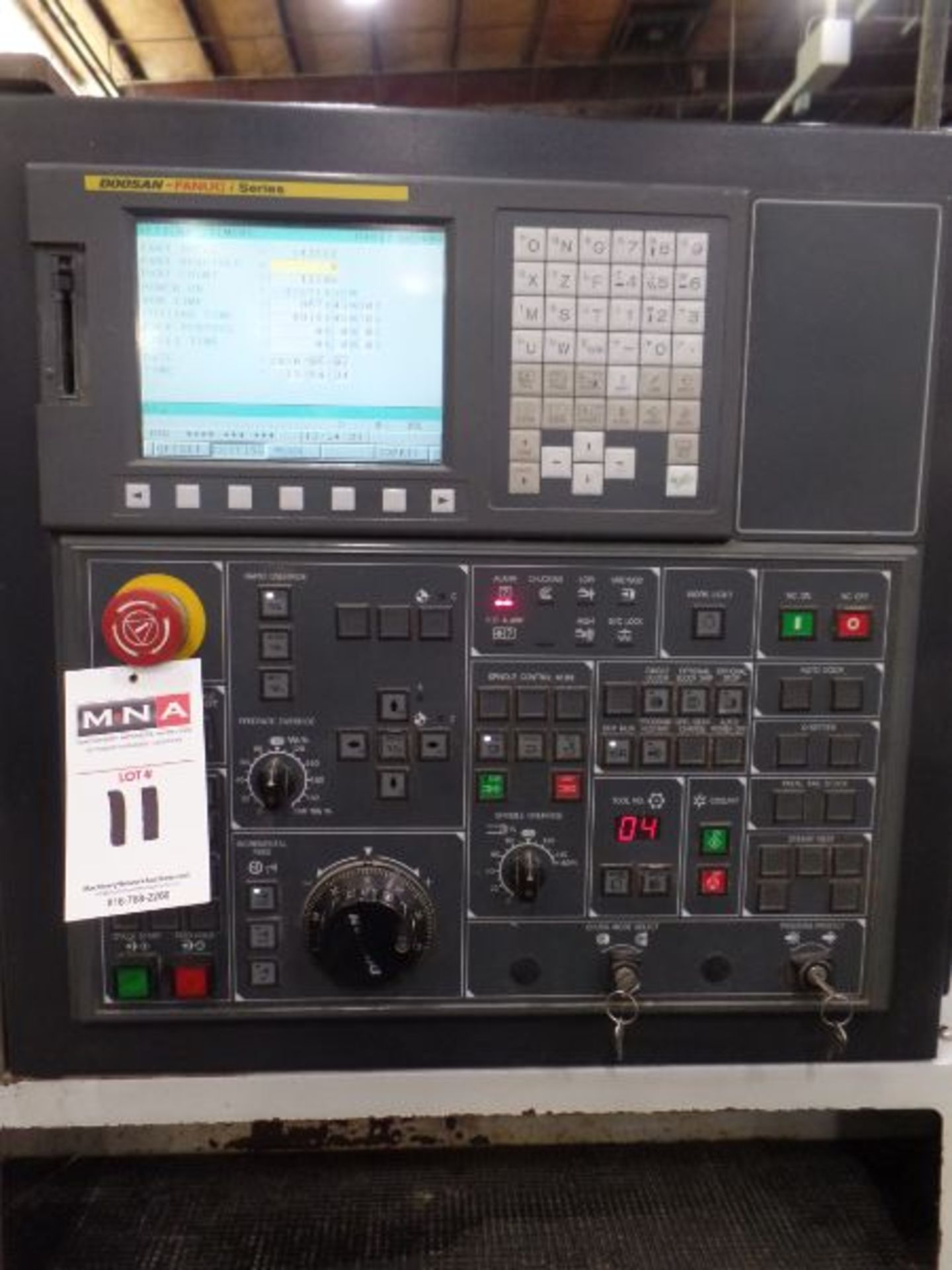 Doosan Lynx 300, Fanuc Control, 11.8” Max. Turn Dia. x 11.8” Max. Turn Length, 3.4” Spindle Bore, - Image 8 of 10