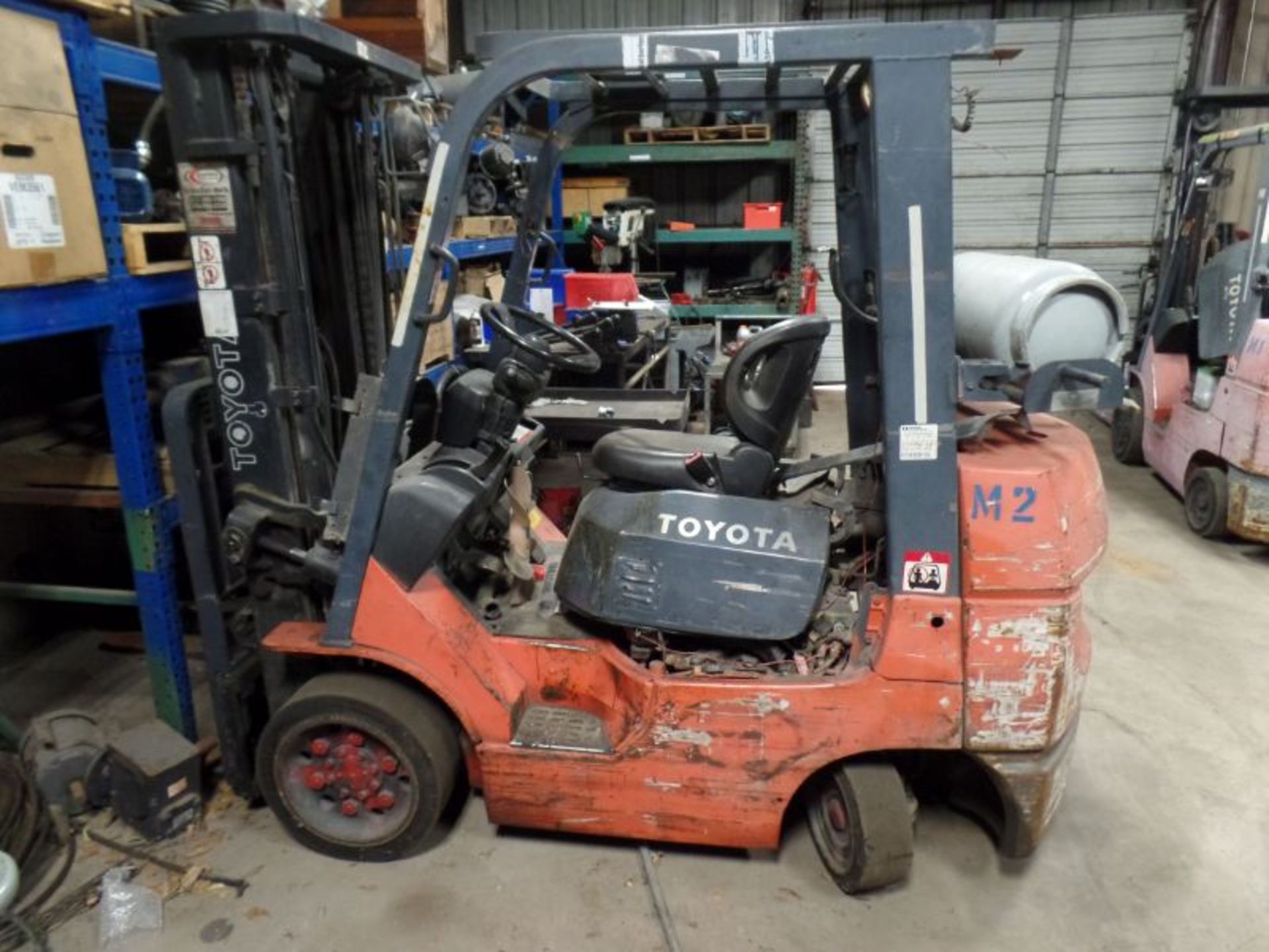 Toyota 7FGCU25 4,500lbs Cap. Forklift, s/n 90736 *Needs Repair* - Image 3 of 6