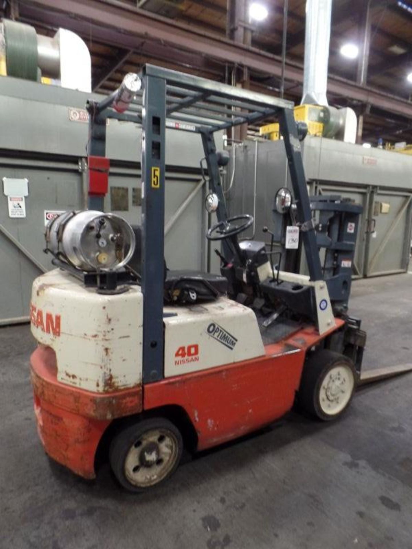 Nissan 40 Optimum Forklift, s/n CPJ02-2P7323?, 24,042 hrs.