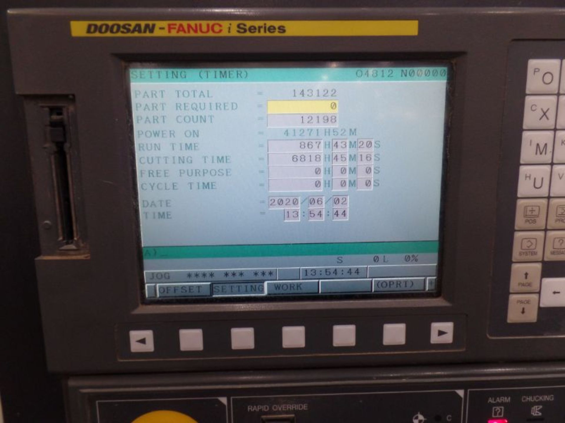 Doosan Lynx 300, Fanuc Control, 11.8” Max. Turn Dia. x 11.8” Max. Turn Length, 3.4” Spindle Bore, - Image 9 of 10