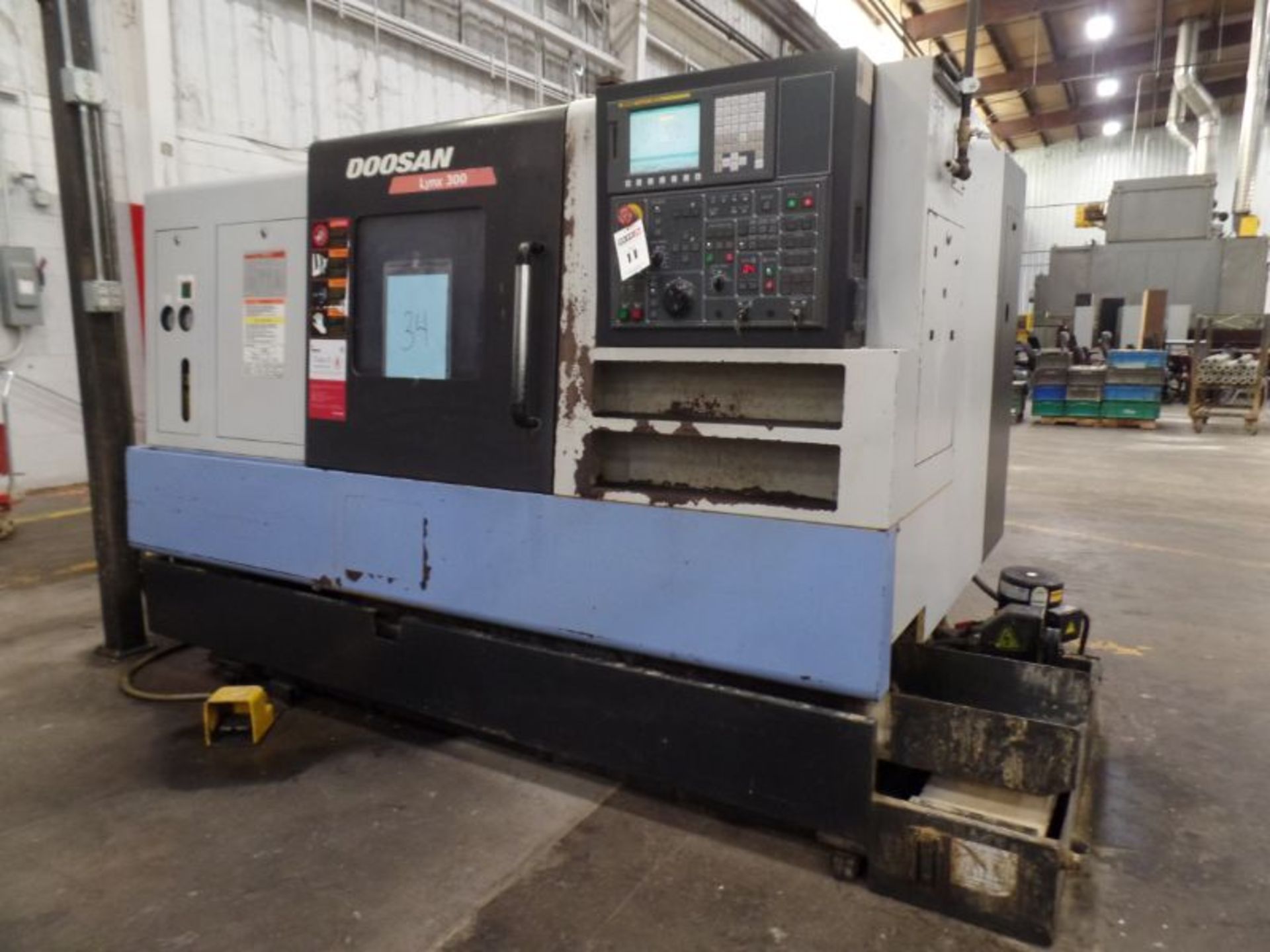 Doosan Lynx 300, Fanuc Control, 11.8” Max. Turn Dia. x 11.8” Max. Turn Length, 3.4” Spindle Bore, - Image 3 of 10