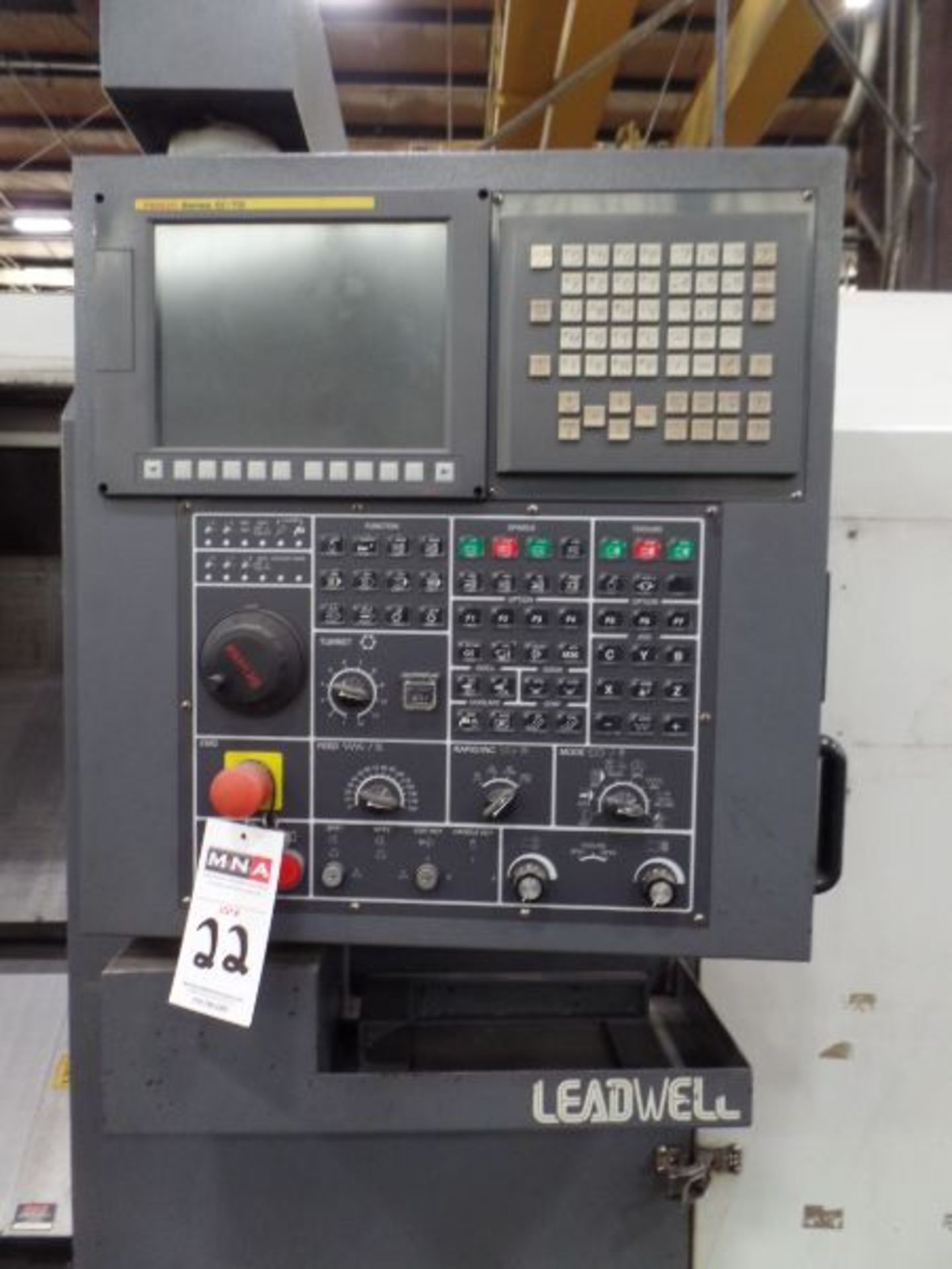 Leadwell T-7, Fanuc 0i-TD, 20.4” SW, 13.8” Max. Turn Dia. x 21.6” Max. Turn Length, 2.4” Spindle - Image 9 of 11