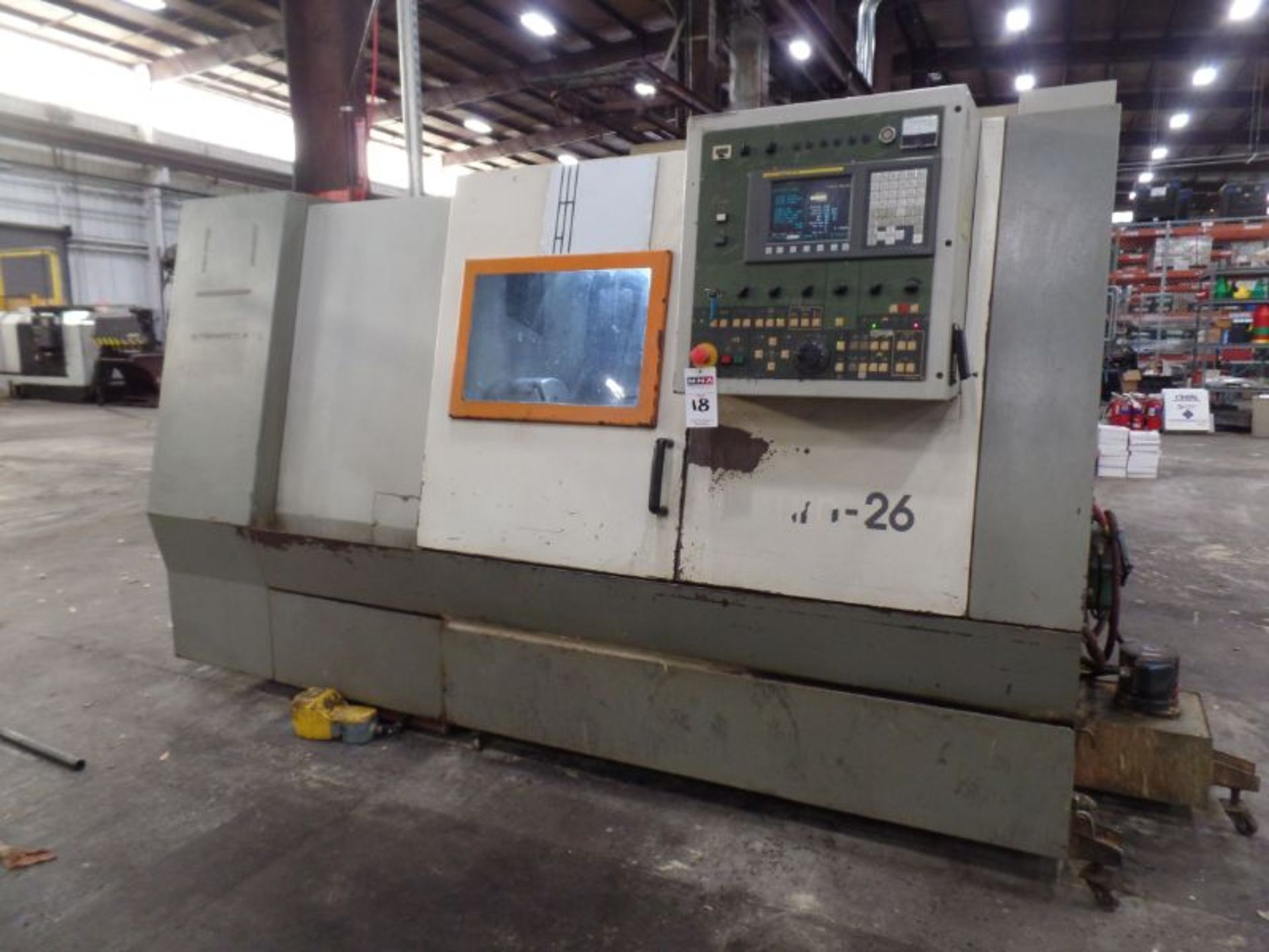 Fortune Vturn-26, Fanuc 0i-TC, 20.5” SW, 15” Max. Turn Dia. x 25.6” Centers, 3.4” Spindle Bore, 3500 - Image 2 of 12