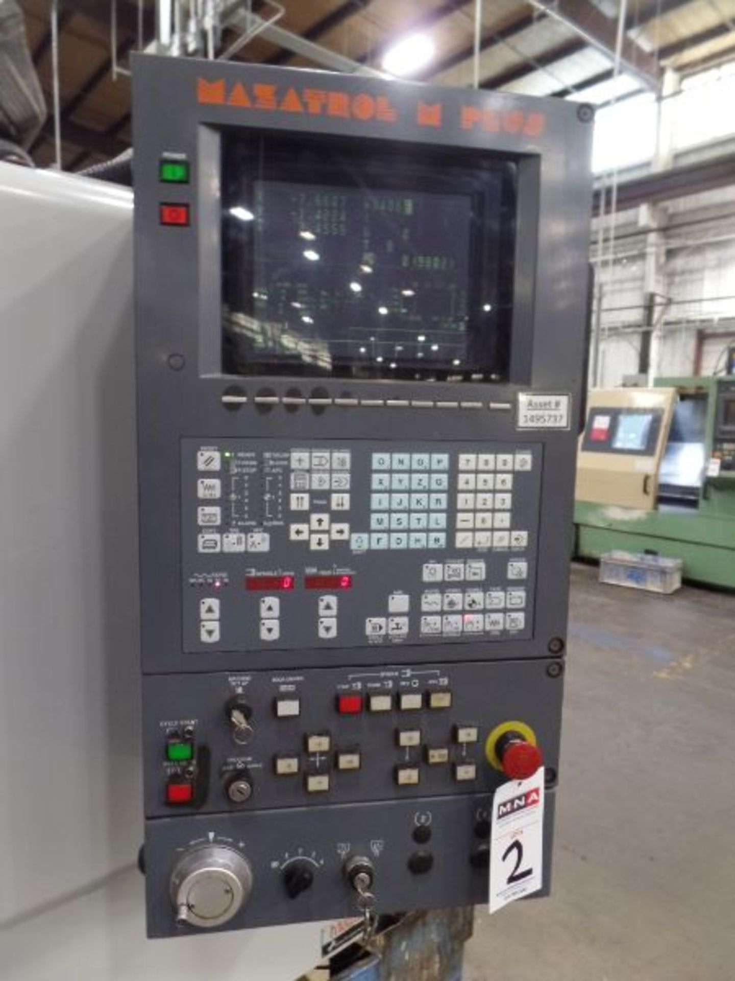 Mazak VTC20B, M-Plus Ctrl, 44”x 20”x 20” Travels, CT40, New1998 *Rotary Table Sold Separate* - Image 8 of 9