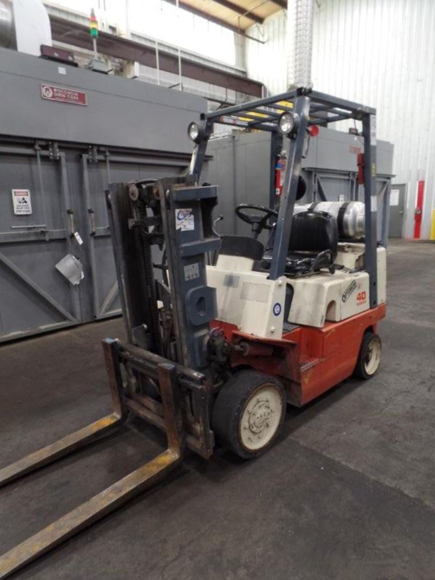 Nissan 40 Optimum Forklift, s/n CPJ02-2P7323?, 24,042 hrs. - Image 3 of 6