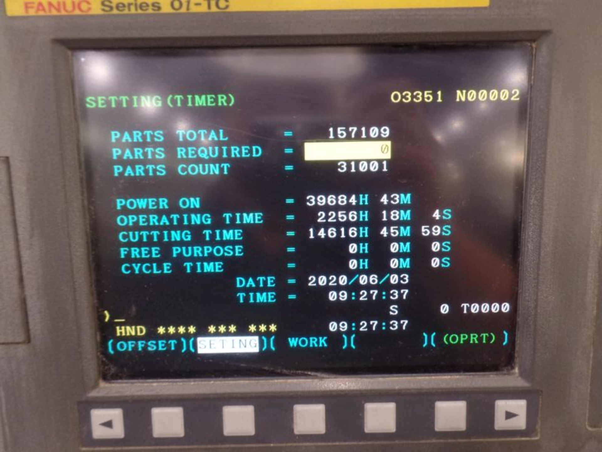 Fortune Vturn-36, Fanuc 0i-T, 25.6” SW, 21.7” Max. Turn Dia. x 51” Centers, 4.1” Spindle Bore, - Image 9 of 10