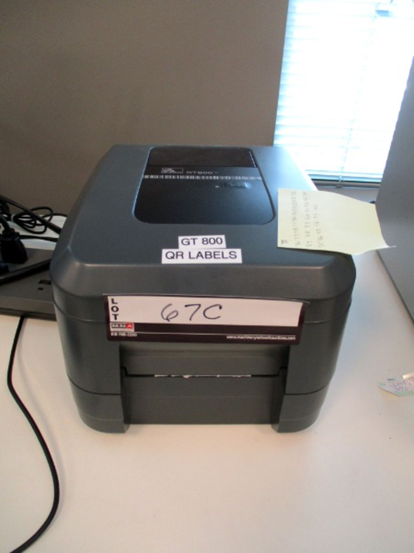 Zebra Label Printer, MDL# GT800, S/N 11J181401311 & MDL# ZT410 with Dell Vostro Computer - Image 3 of 5