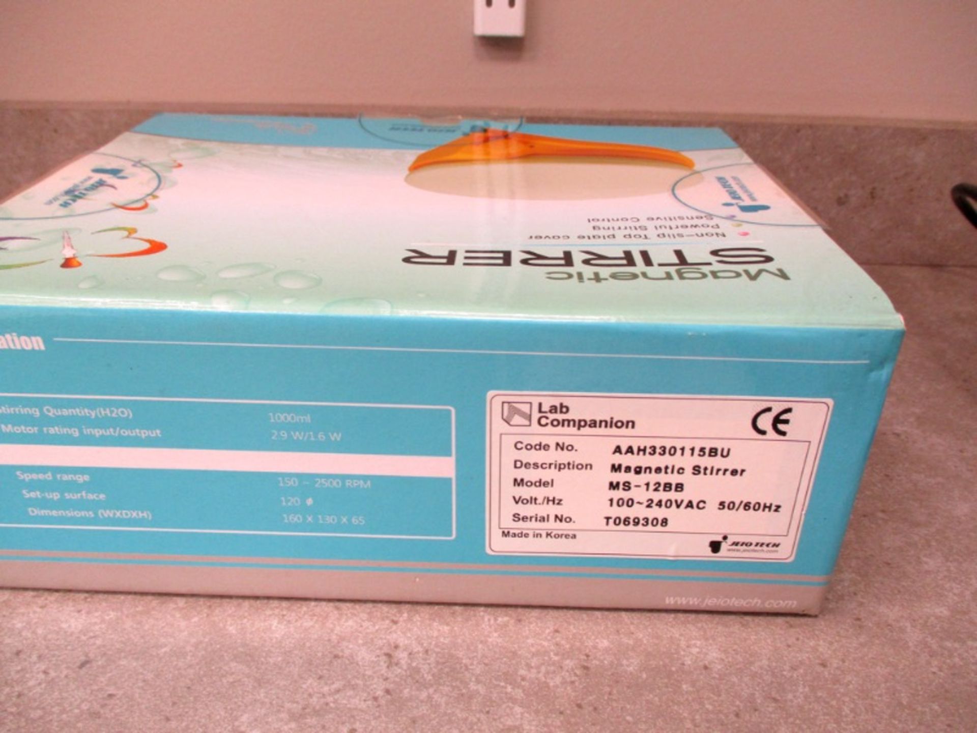 Azzota Stirring Heating Mantle, MDL# HM-500 and JEIO Tech Magnetic Stirrer, MDL# MS-12BB - Image 3 of 3