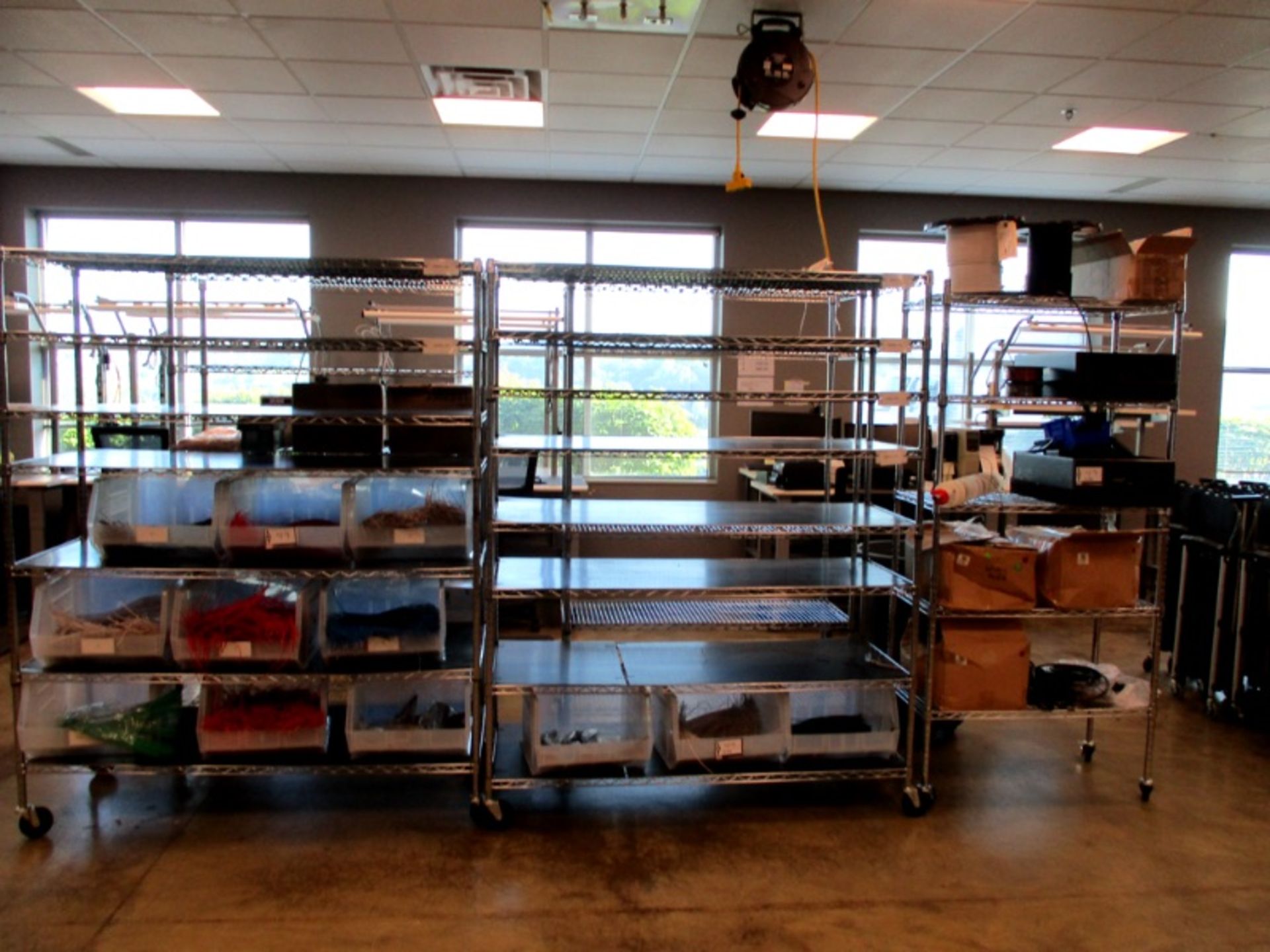 Assorted wire on three racks (racks not included) - Image 4 of 4