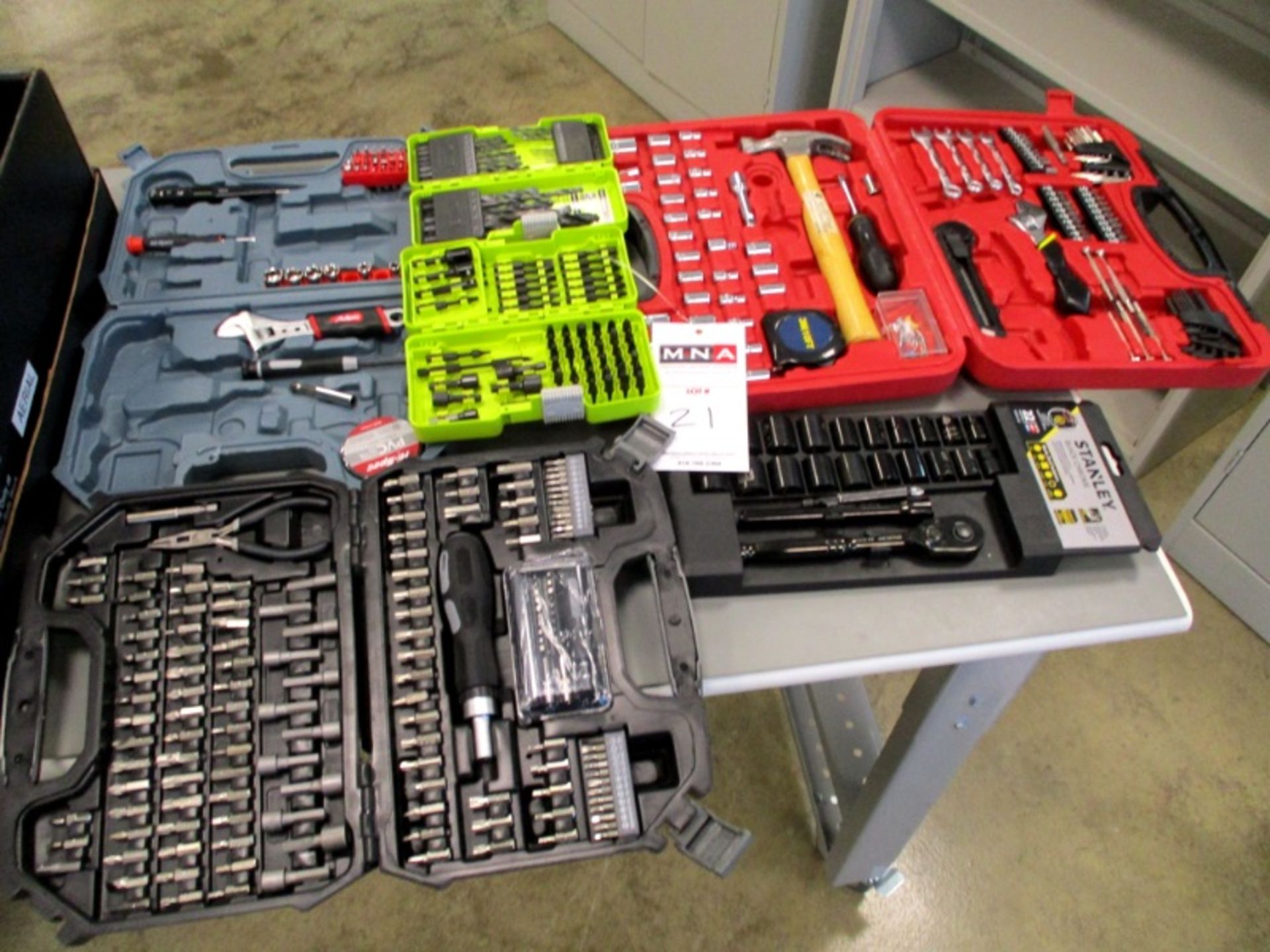 Multi Tool Kits - Amazon Basics Screwdriver set, Stanley Black Chrome Socket Set, Hi Spec Garage