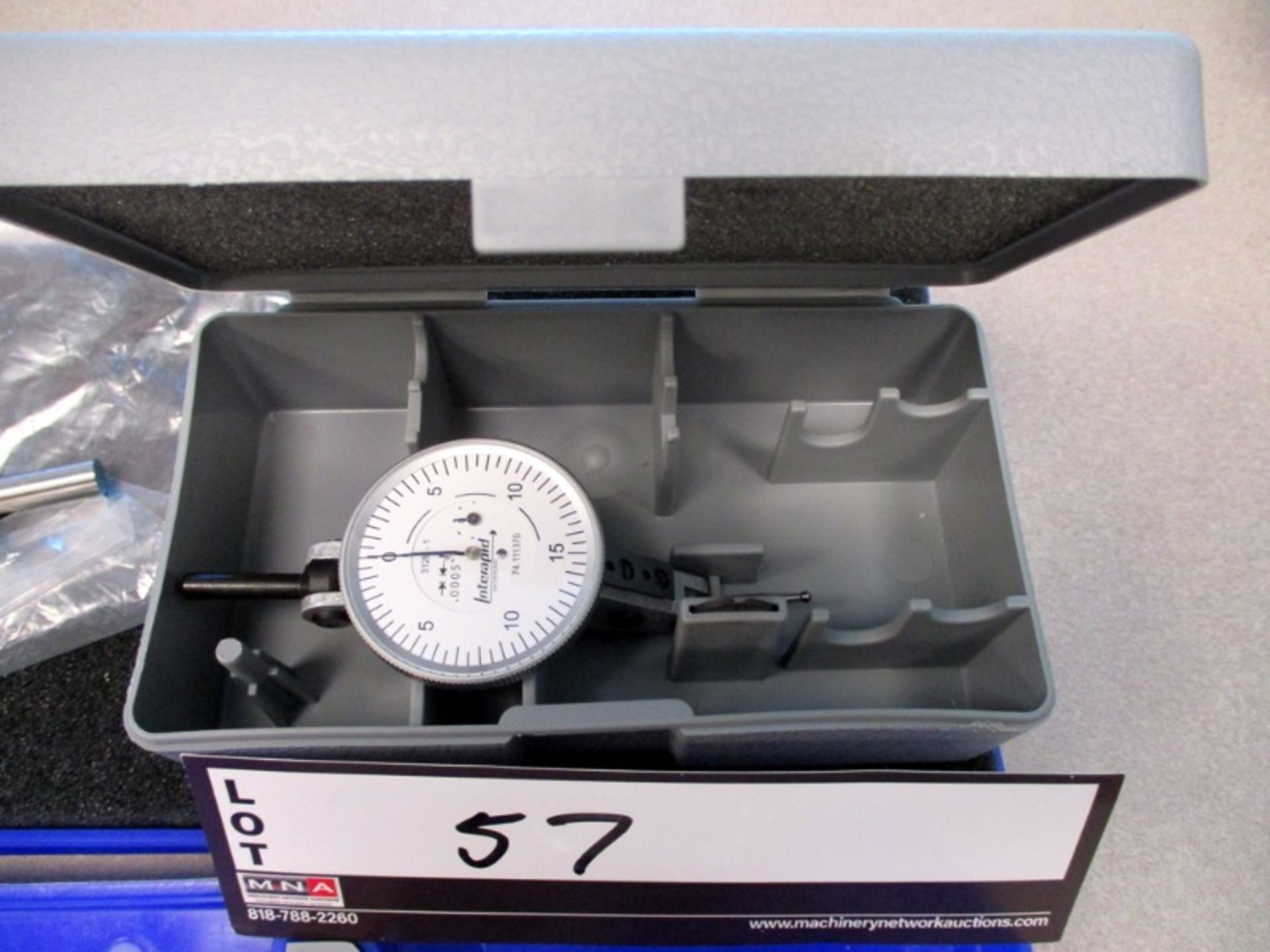 Fowler 0-22" Depth Gage, MDL# 52-125-006-1 & Interapid Horizontal Test Indicator, MDL# 312B-1 - Image 3 of 4