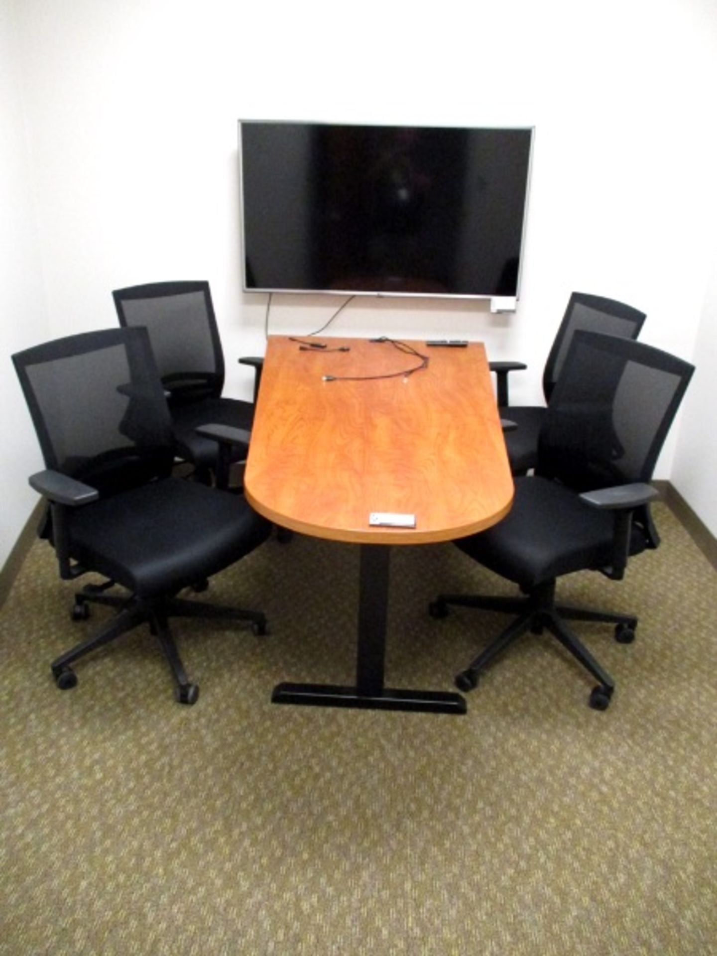 6' x 2'-3' Conference Table and (4) chairs