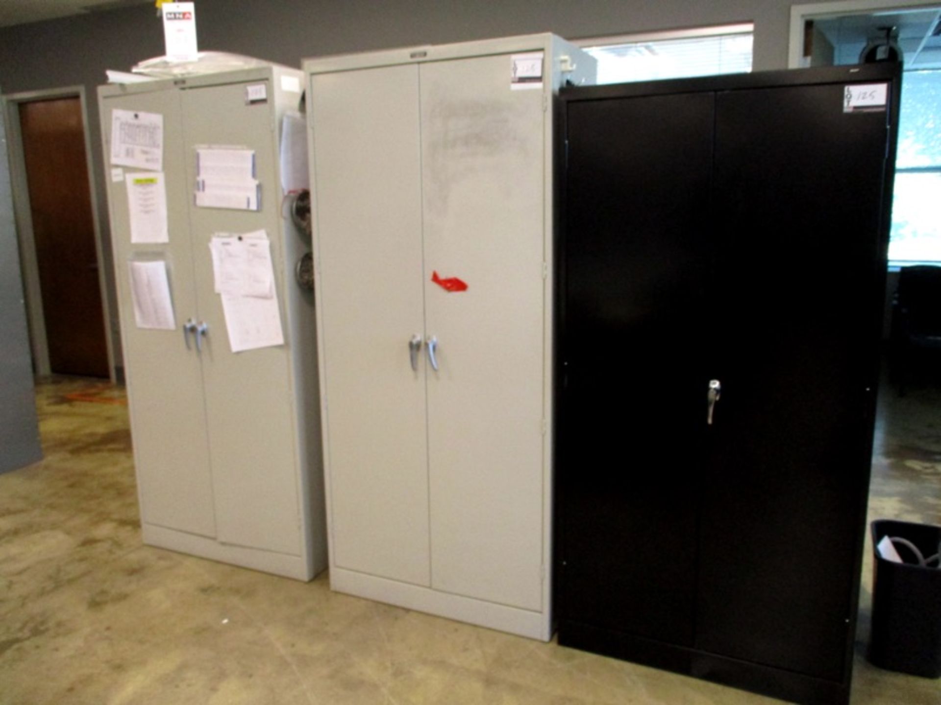 (3) File cabinets