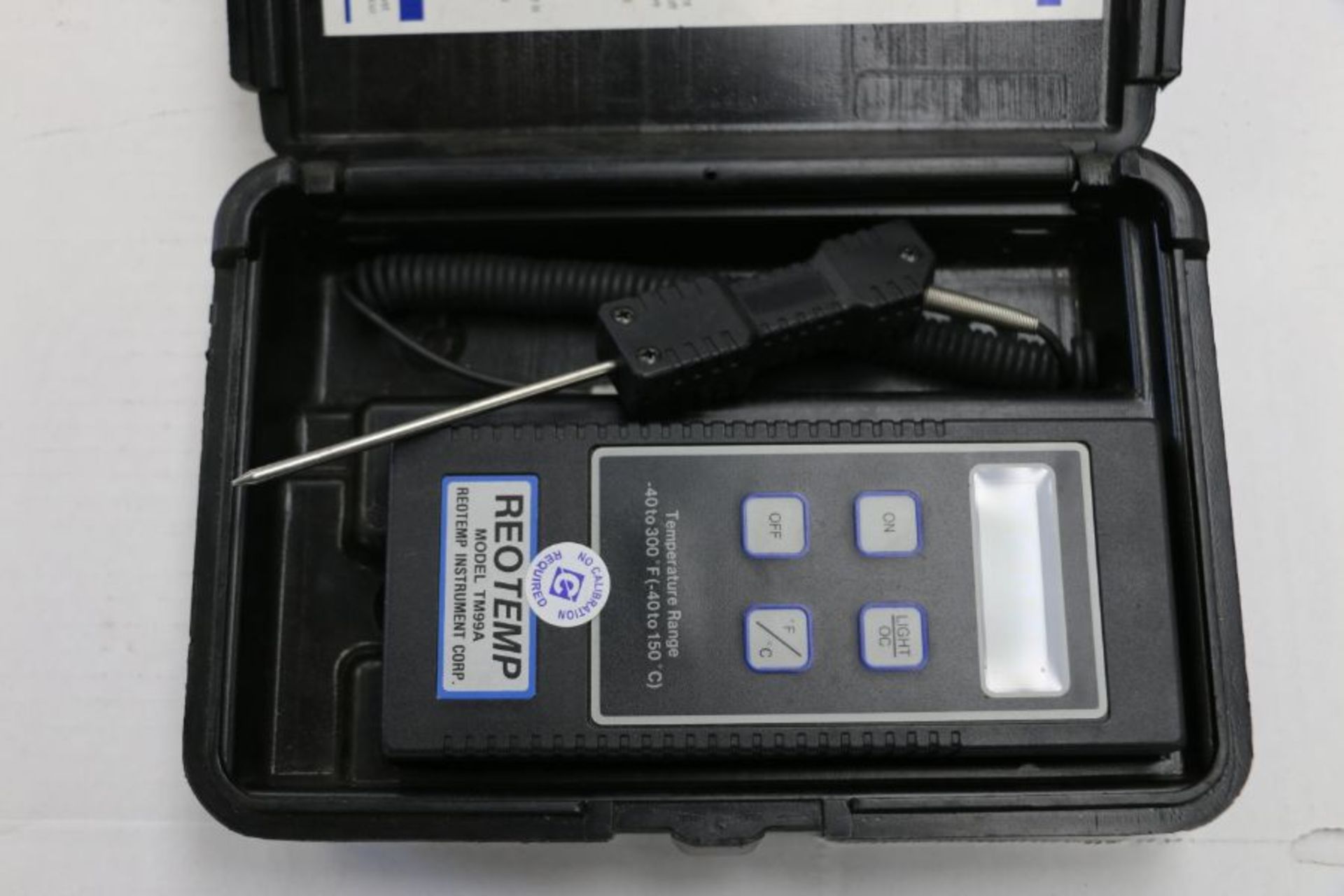 REOTEMP TM99A -40 to 300 Degree F Digital Thermometer - Image 3 of 3