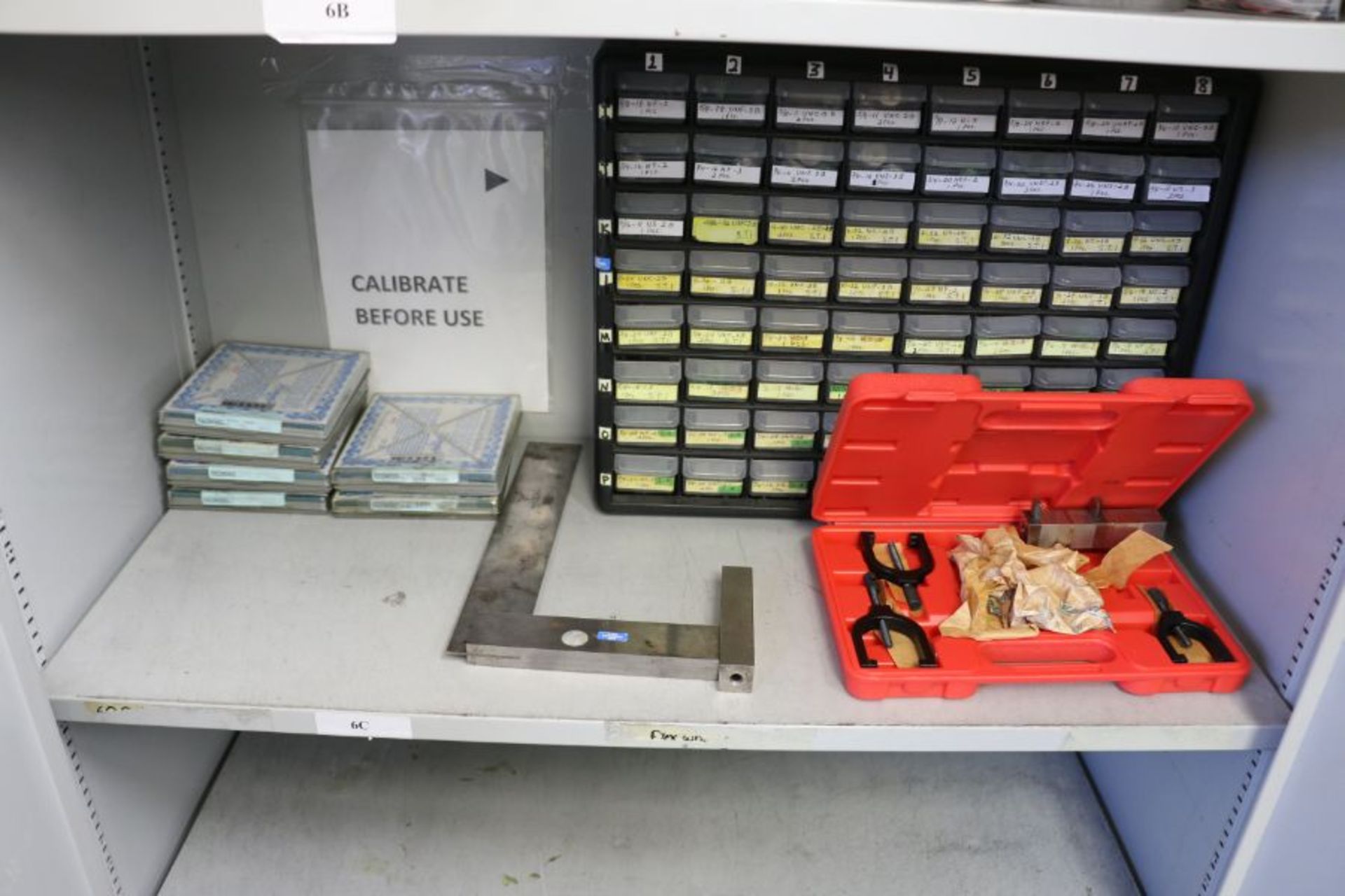 2 Door Cabinet with Assorted Inspection Equipment, Deltronic Pins, Air Gages, Thread Gages - Image 3 of 4