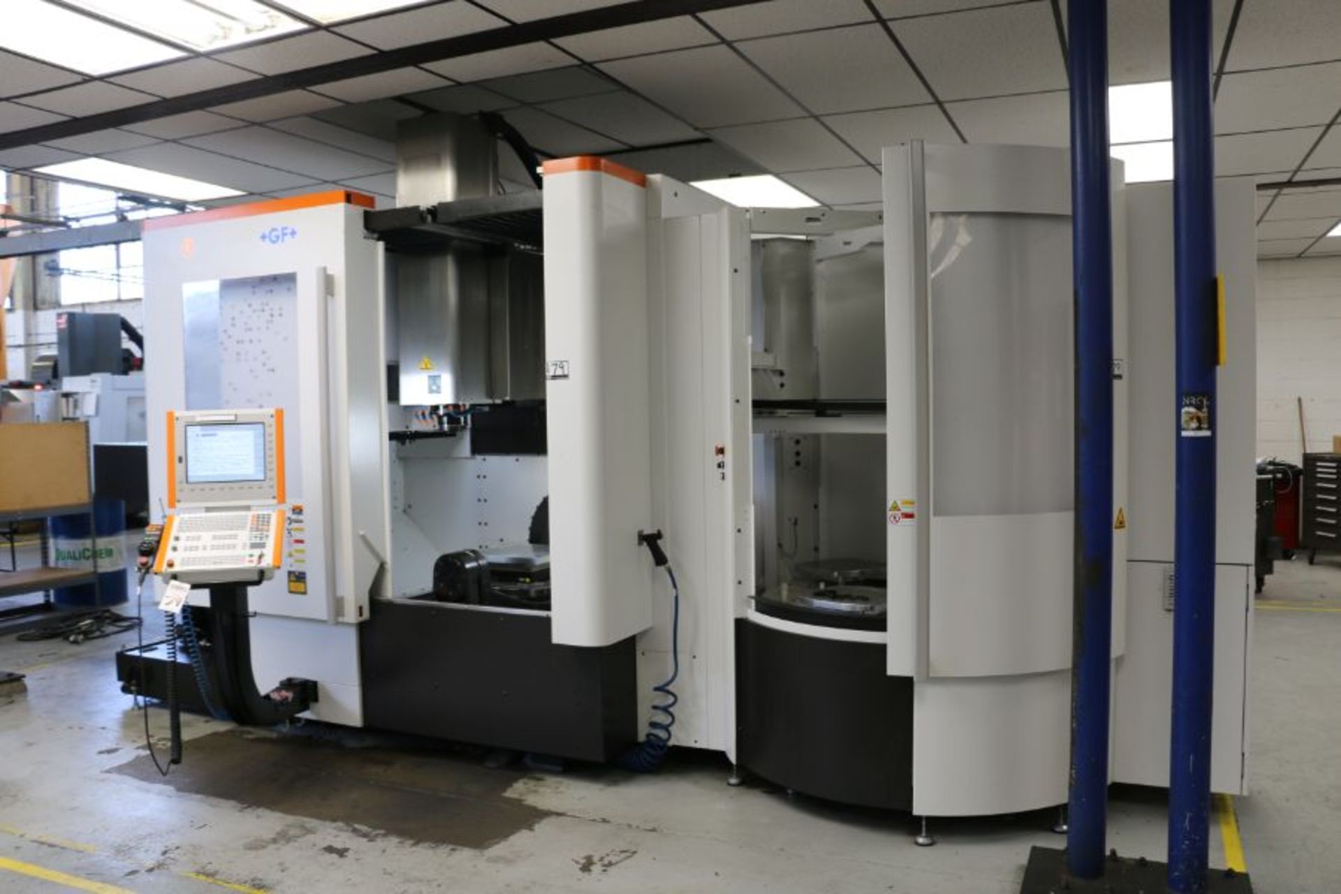 2018, GF Mikron Mill E 700U Full 5-Axis Simultanious VMC, HH iTNC 530 Ctrl , 3R System 770-5 Table - Image 9 of 22