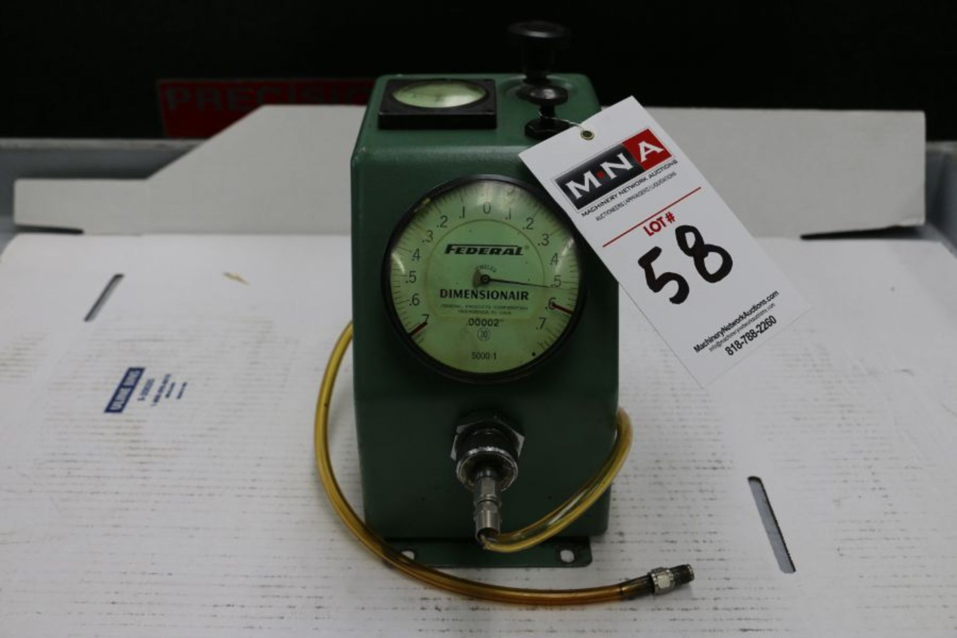 Federal Dimensionair D-5000-R1 Air Gage - Image 2 of 4