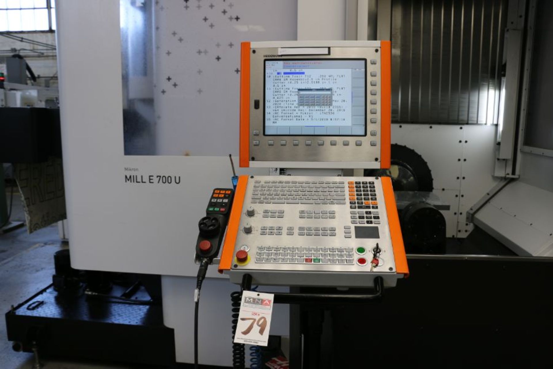 2018, GF Mikron Mill E 700U Full 5-Axis Simultanious VMC, HH iTNC 530 Ctrl , 3R System 770-5 Table - Image 14 of 22