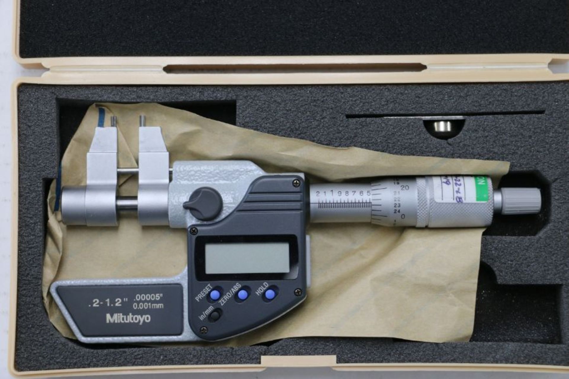 Mitutoyo .2 - 1.2" Digital Micrometer