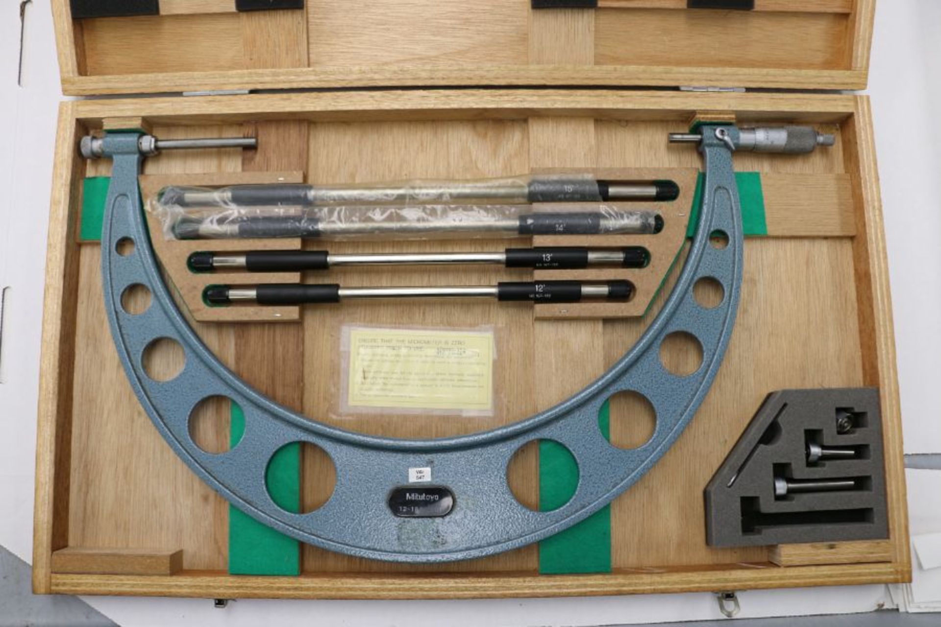 Mitutoyo 12" - 16" Outside Micrometer