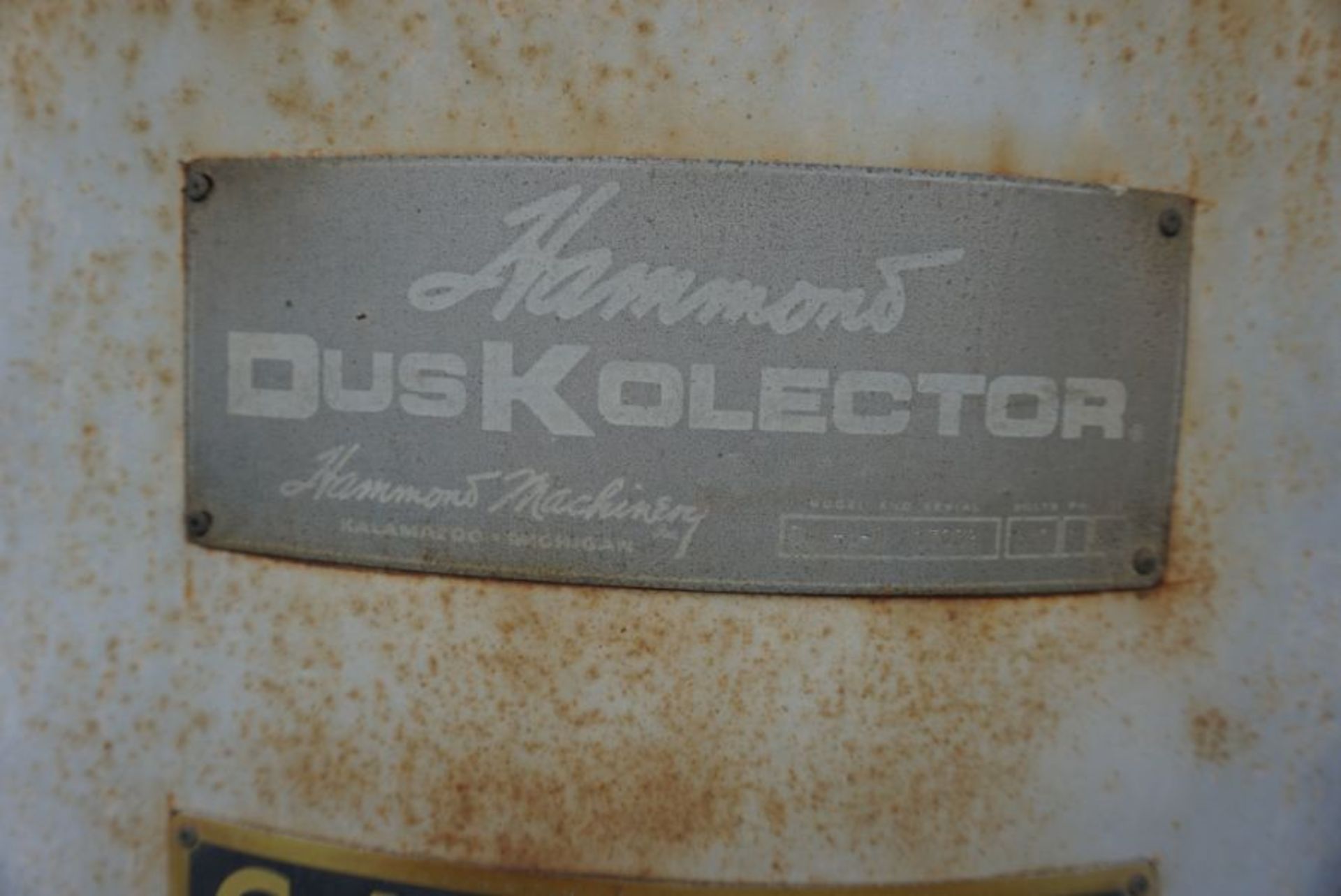 Hammond Machinery DusKolector Dust Collector - Image 4 of 4