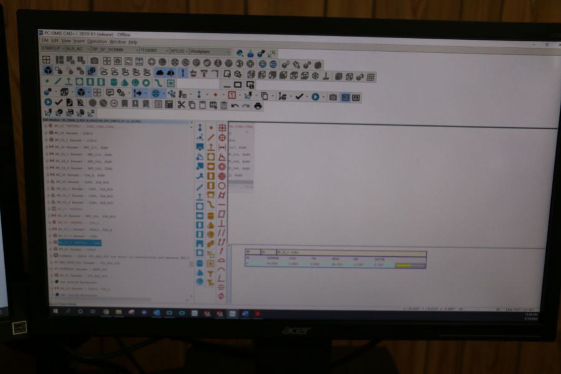 Mitutoyo Bright Apex 1220 DCC CMM, 40" x 80" x 40" Table, 118" x 62", PC DMIS CAD++ S/W, PH10M Probe - Image 5 of 8