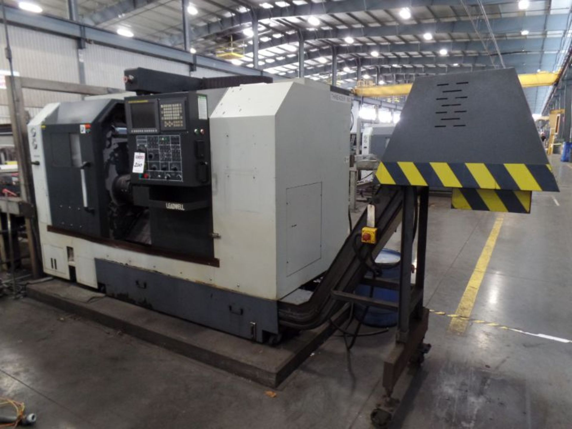 Leadwell T-7, Fanuc 0i-TD, 20.4” SW, 13.8” Max. Turn Dia. x 21.6” Max. Turn Length, 2.4” Spindle